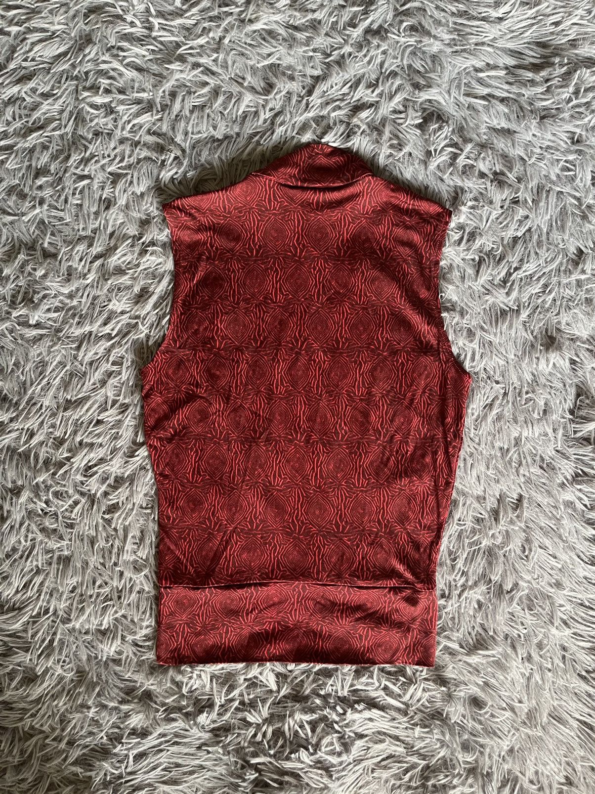 Japanese Brand × Kenzo × Vintage Kenzo Jungle 90s vintage Japanese style silk tank top blouse Size S / US 4 / IT 40 - 7 Thumbnail