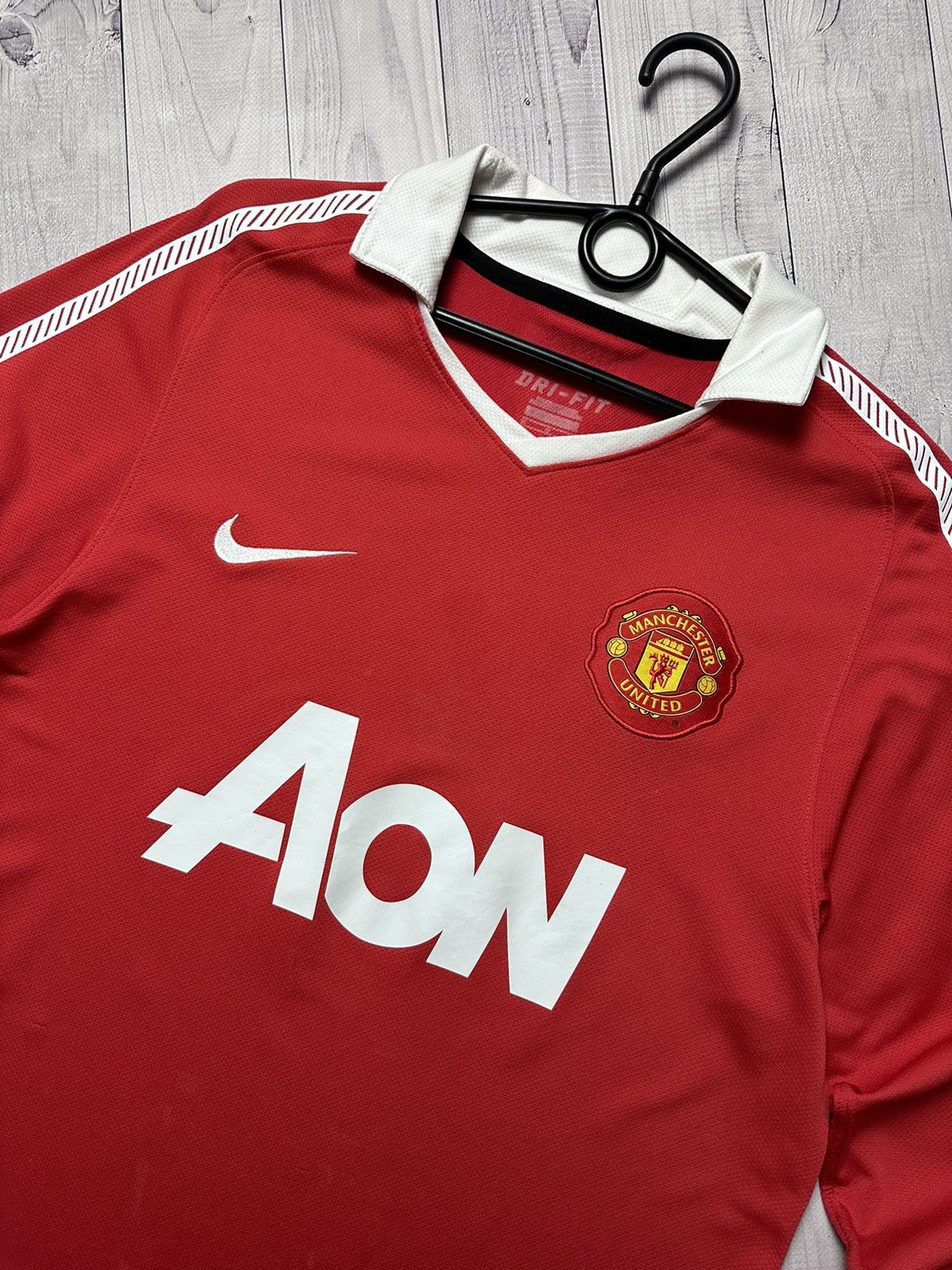 Nike × Vintage Vintage Nike Manchester United long sleeve size M Size US M / EU 48-50 / 2 - 2 Thumbnail