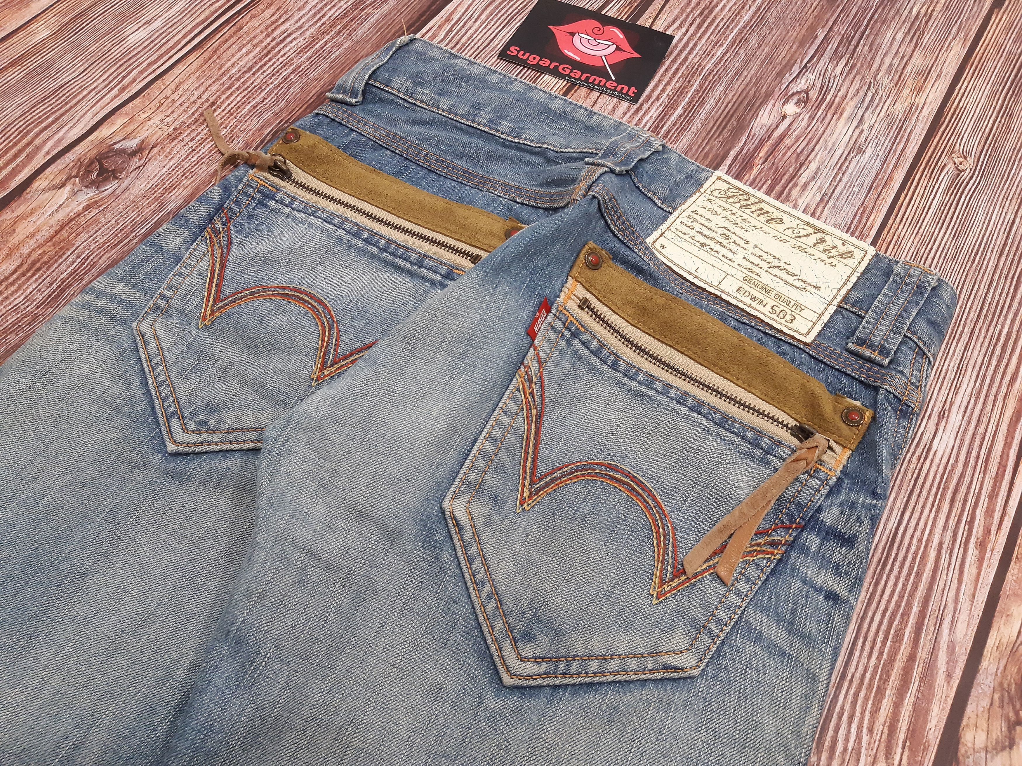 Edwin × Vintage Bootcut Flare Jeans EDWIN Vintage Size US 29 - 12 Thumbnail