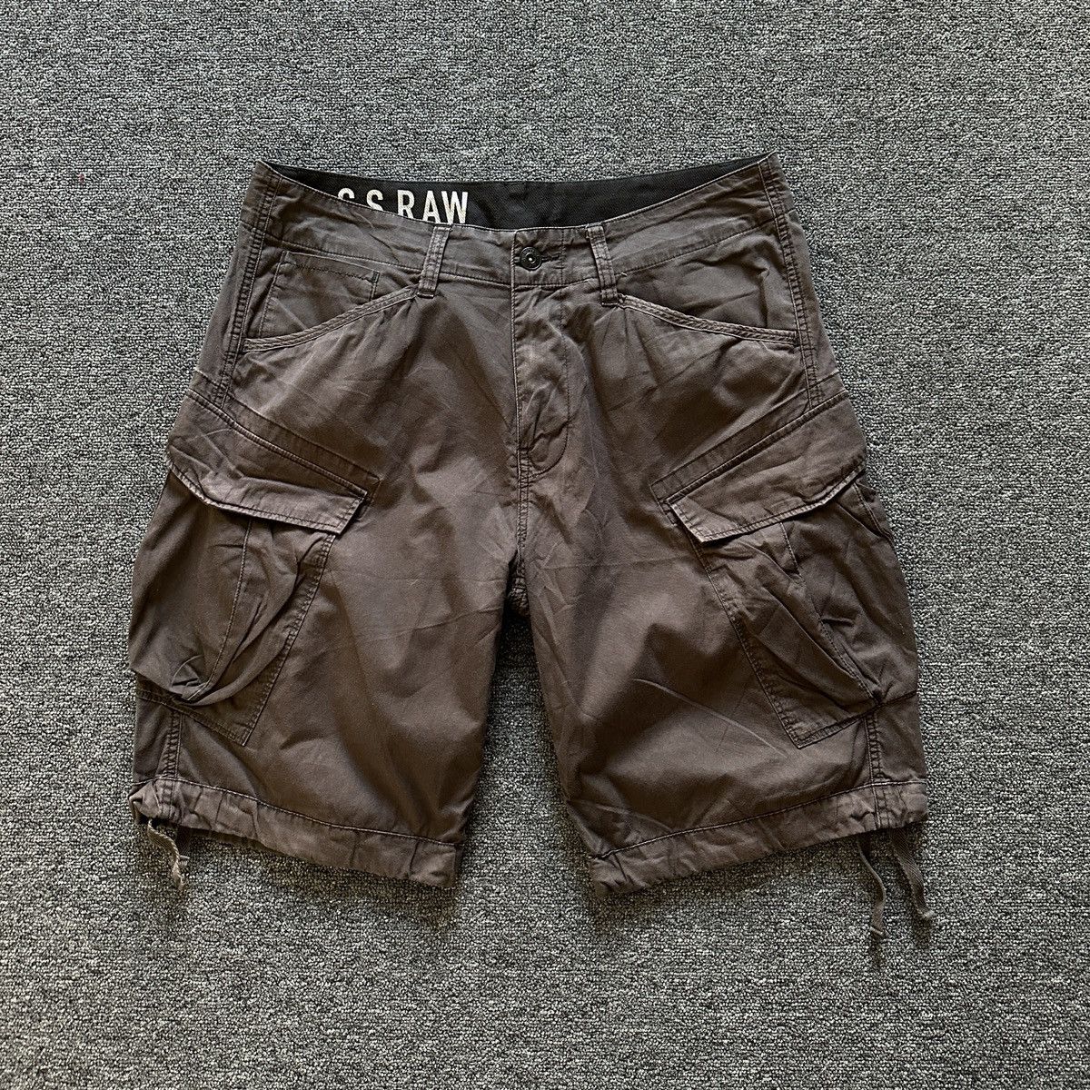 G-Star G-Star Raw Rovic Belt Combat Bermuda Shorts Size US 33 - 1 Thumbnail