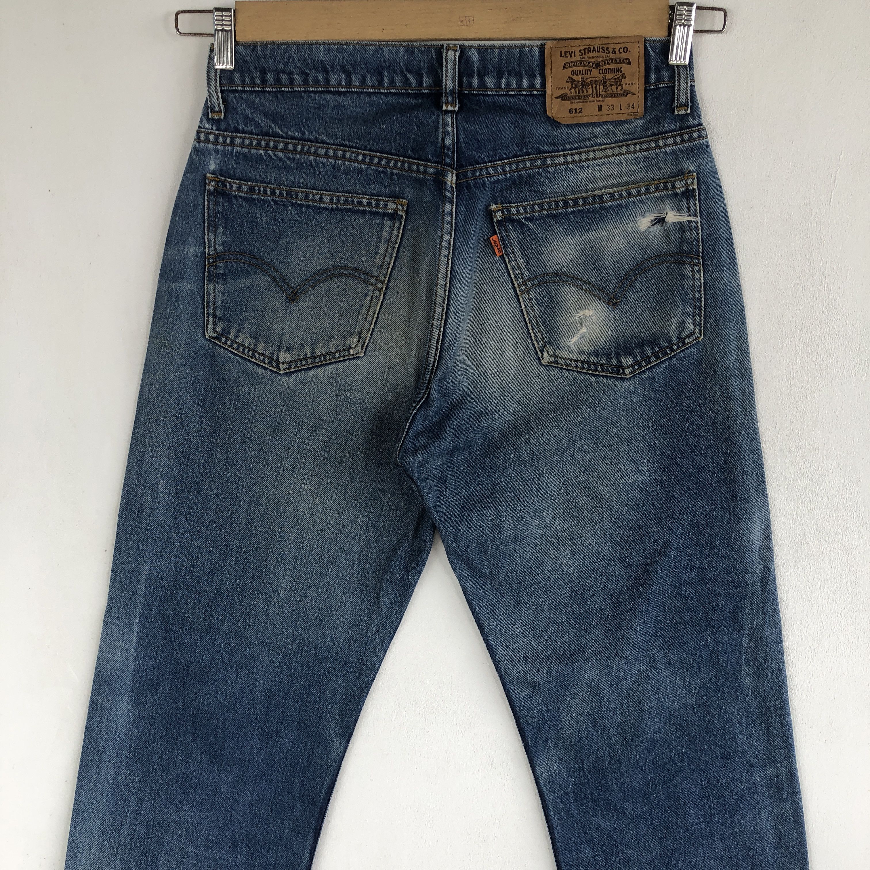 Levi's Vintage Levis Orange Tab Jeans Levi's 612 Distressed Denim Size 28" / US 6 / IT 42 - 6 Thumbnail