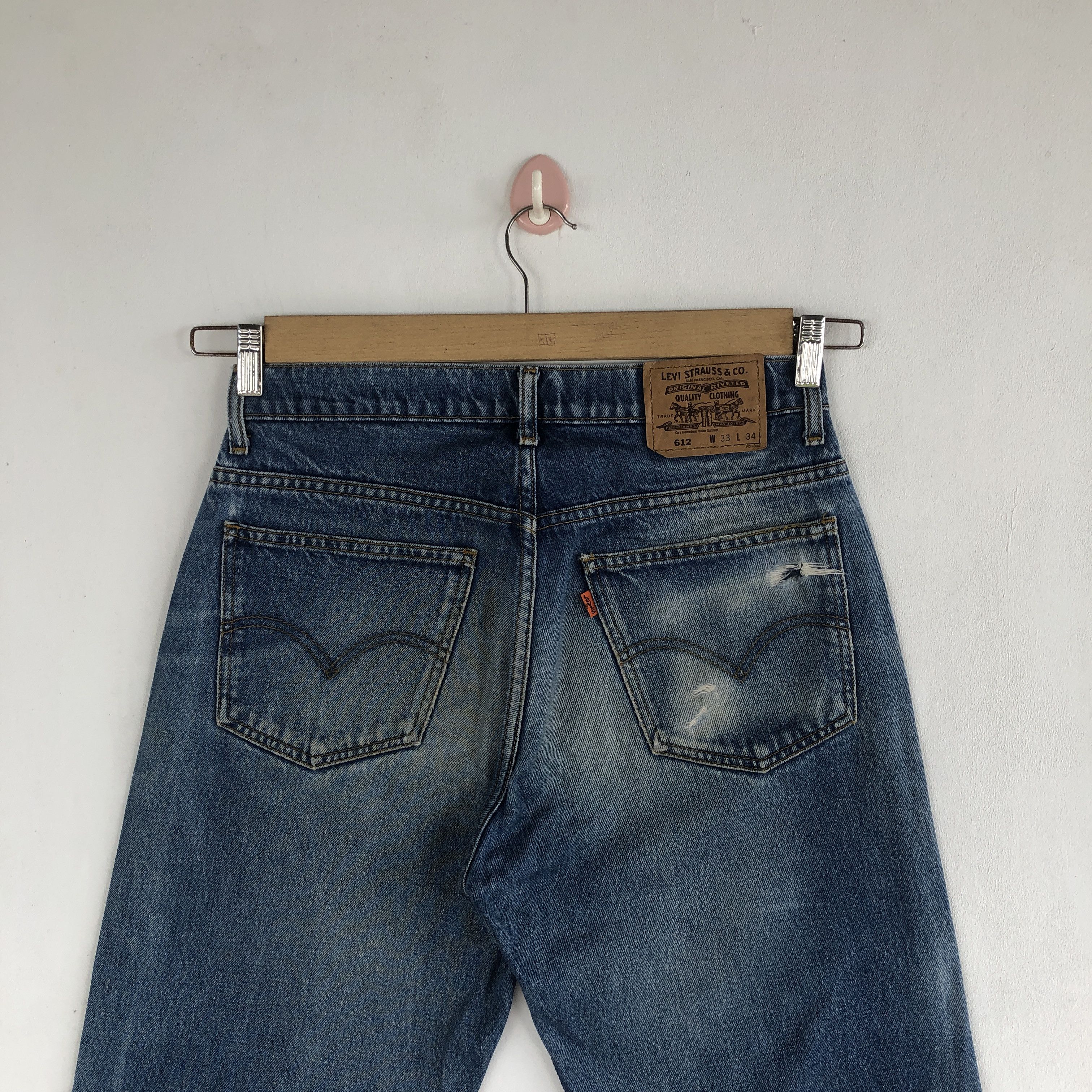Levi's Vintage Levis Orange Tab Jeans Levi's 612 Distressed Denim Size 28" / US 6 / IT 42 - 4 Thumbnail