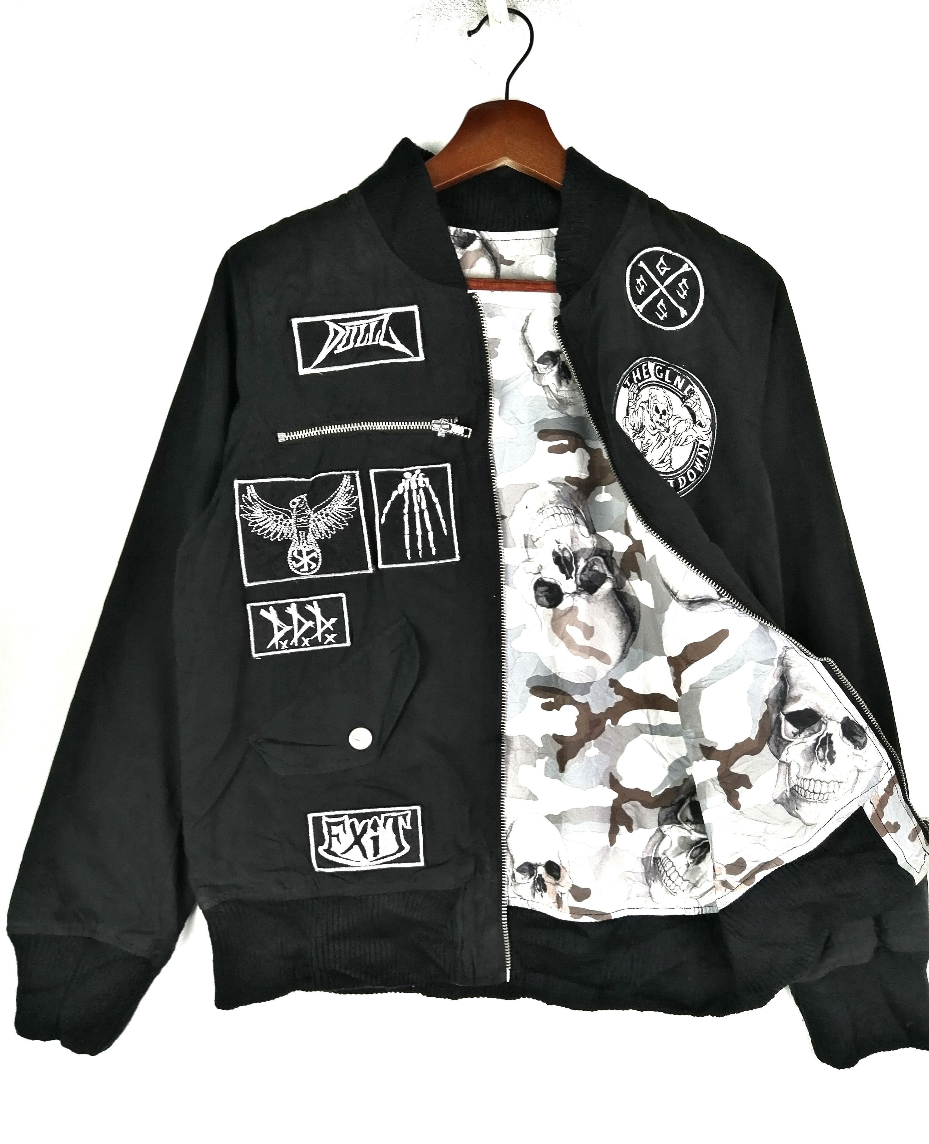 The CLND Cey Shit Down Skull Dual Jacket