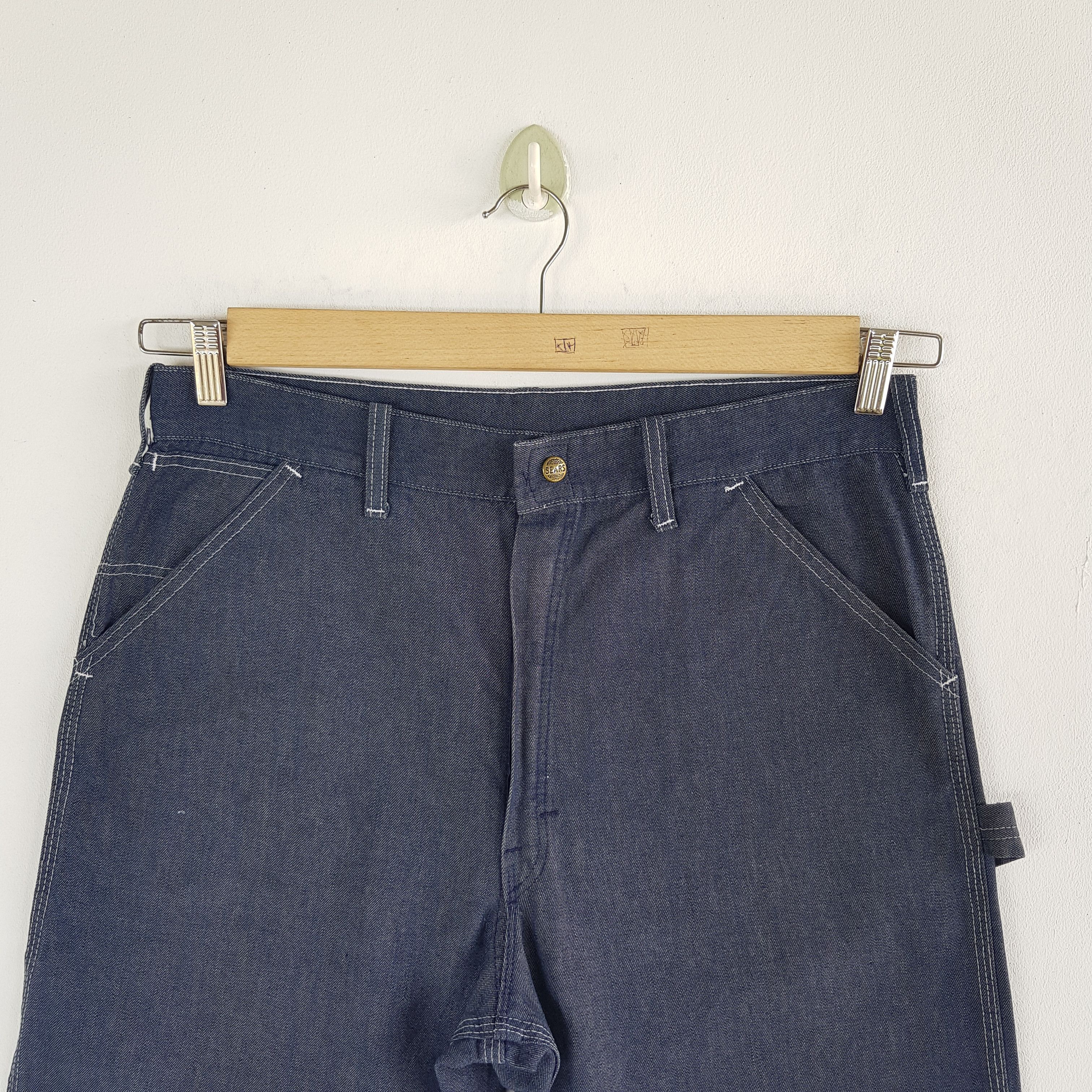Sears Vintage 70s Sears Roebuck Workers Jeans Sears Denim Pants Size US 32 / EU 48 - 5 Thumbnail