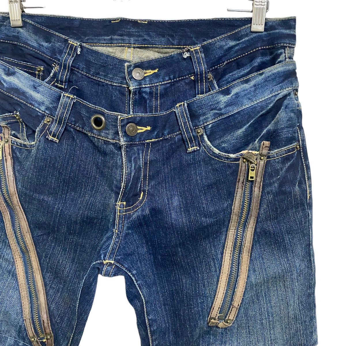 PPFM PPFM Denim Double Waist Jeans Size US 34 / EU 50 - 6 Thumbnail