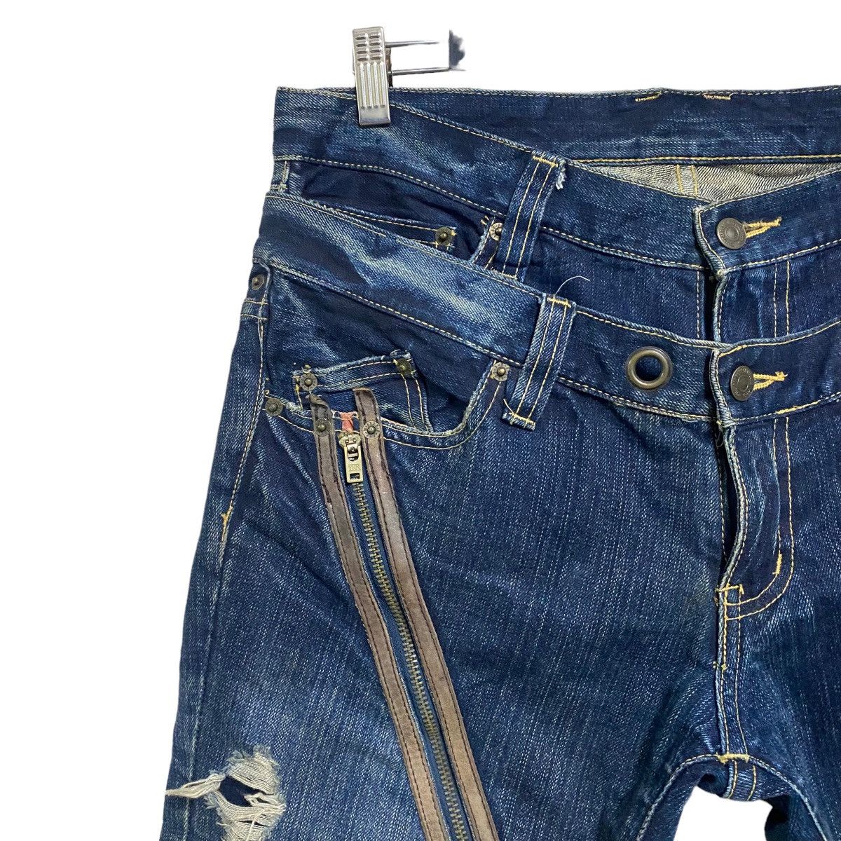 PPFM PPFM Denim Double Waist Jeans Size US 34 / EU 50 - 5 Thumbnail