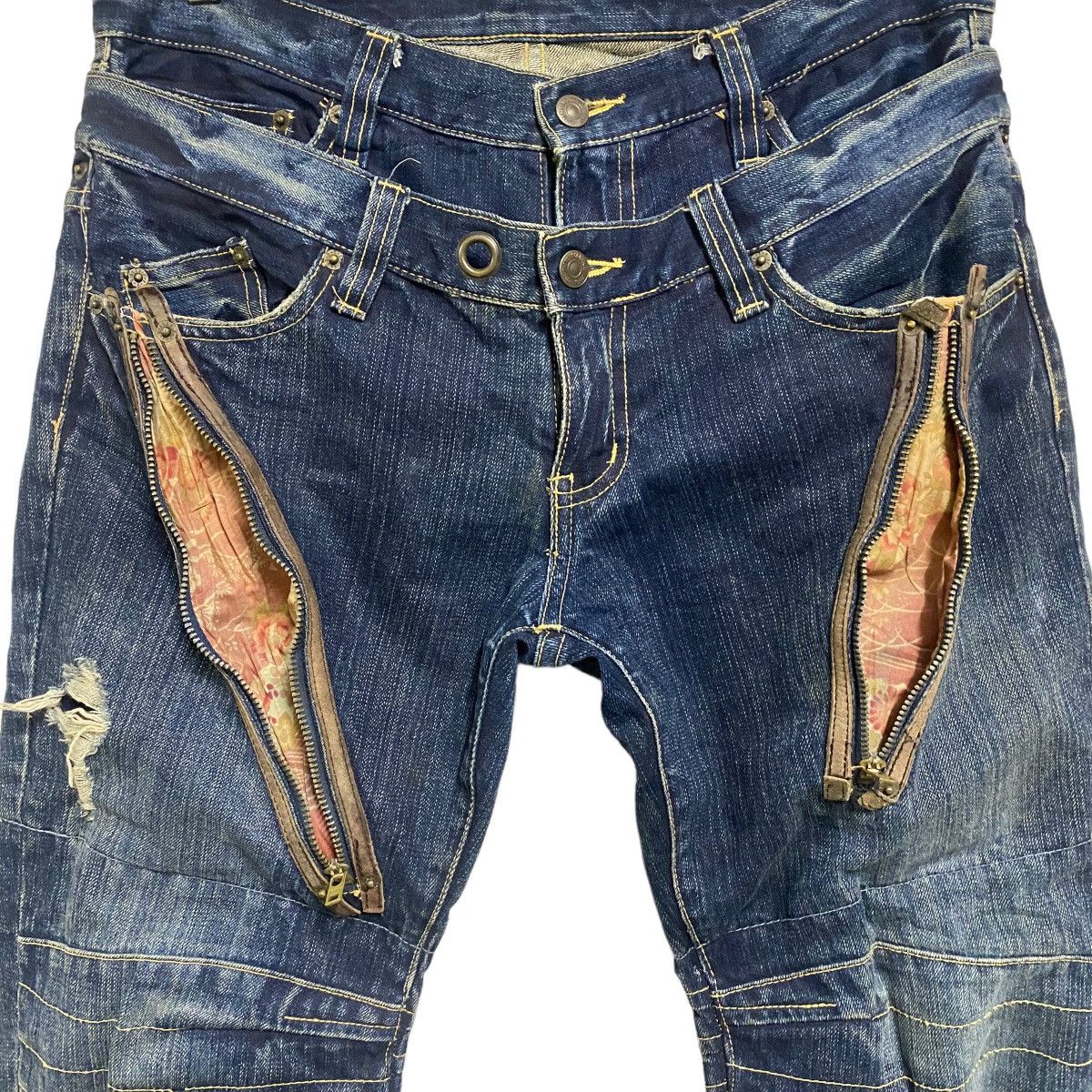 PPFM PPFM Denim Double Waist Jeans Size US 34 / EU 50 - 4 Thumbnail