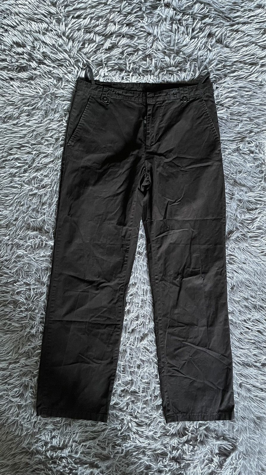 Helmut Lang × Vintage Helmut Lang avant garde black minimalist pants Size 27" / US 4 / IT 40 - 1 Thumbnail