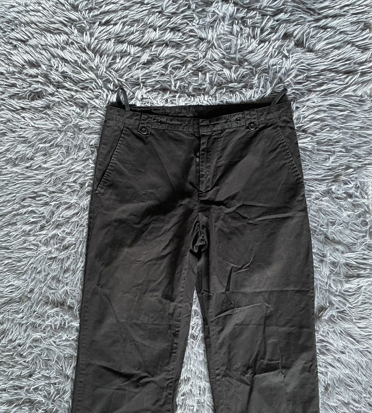 Helmut Lang × Vintage Helmut Lang avant garde black minimalist pants Size 27" / US 4 / IT 40 - 4 Thumbnail