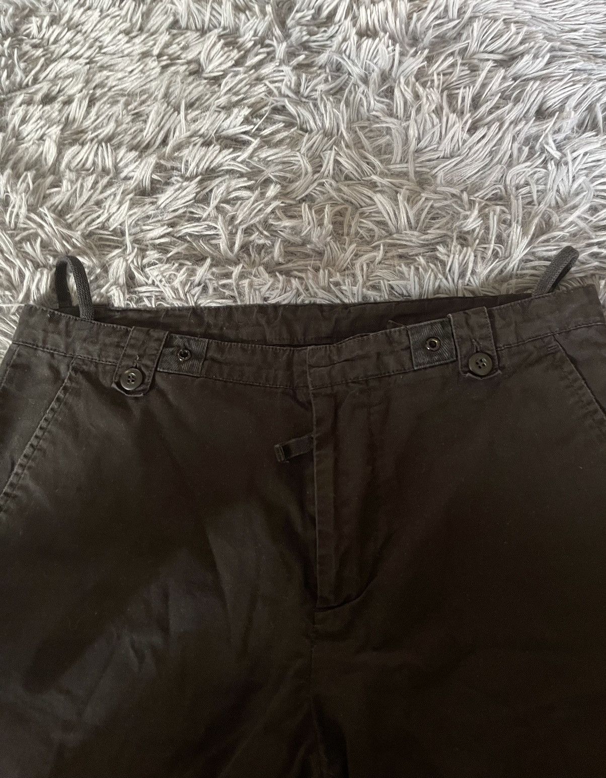 Helmut Lang avant garde black minimalist pants