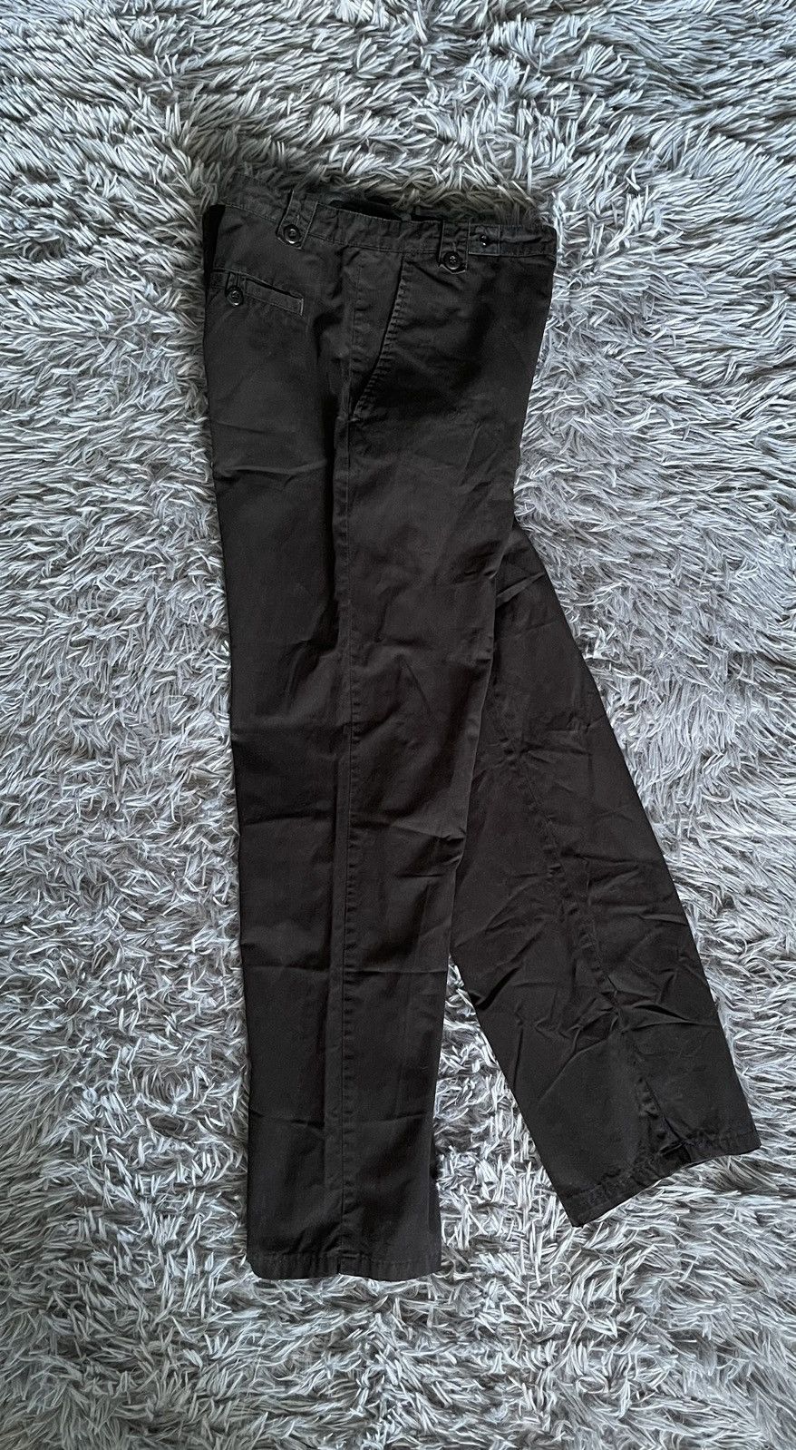 Helmut Lang × Vintage Helmut Lang avant garde black minimalist pants Size 27" / US 4 / IT 40 - 2 Thumbnail