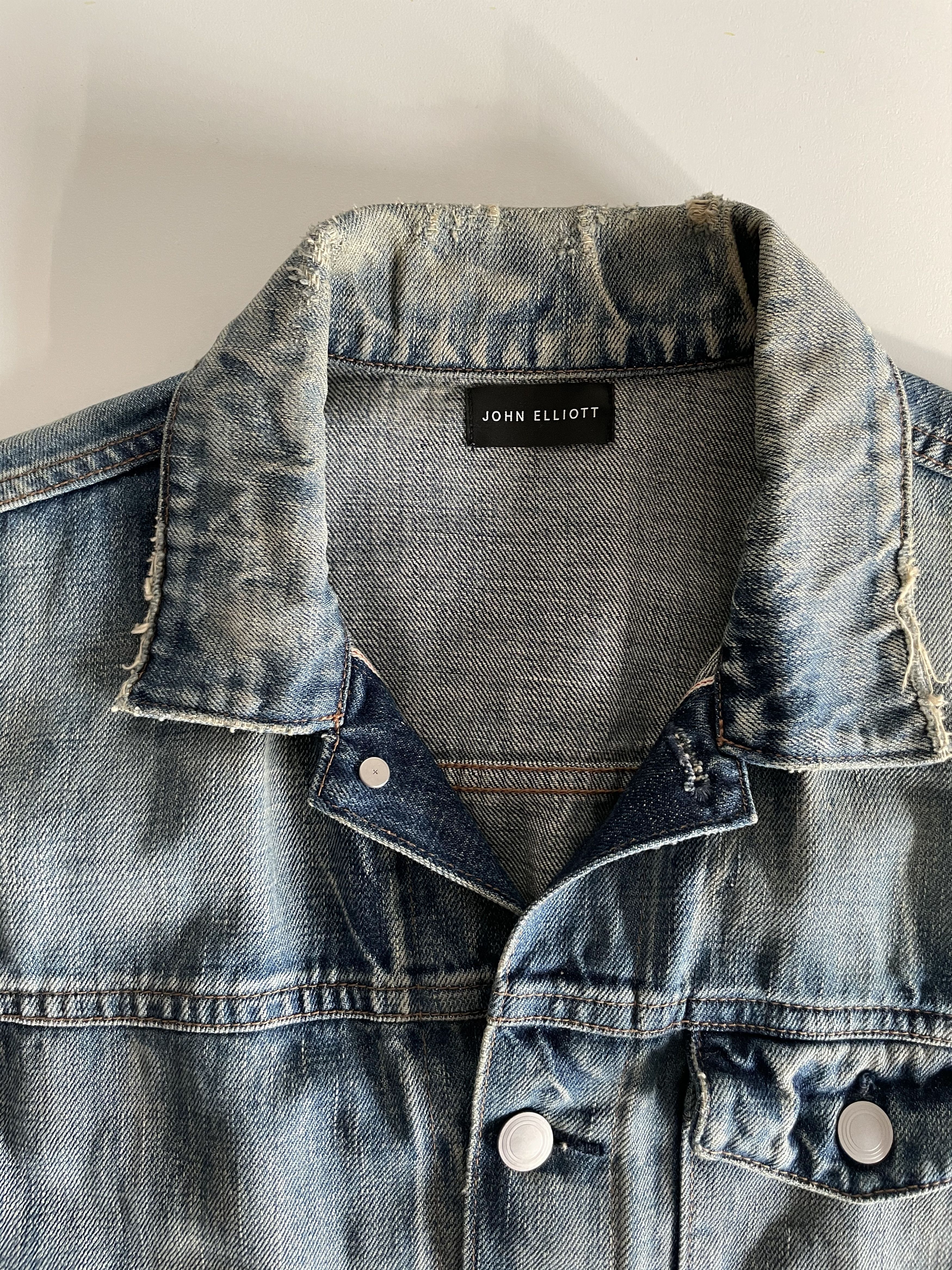 John Elliott Selvage Mr Porter Exclusive First Denim Thumper Jacket Size US M / EU 48-50 / 2 - 3 Thumbnail