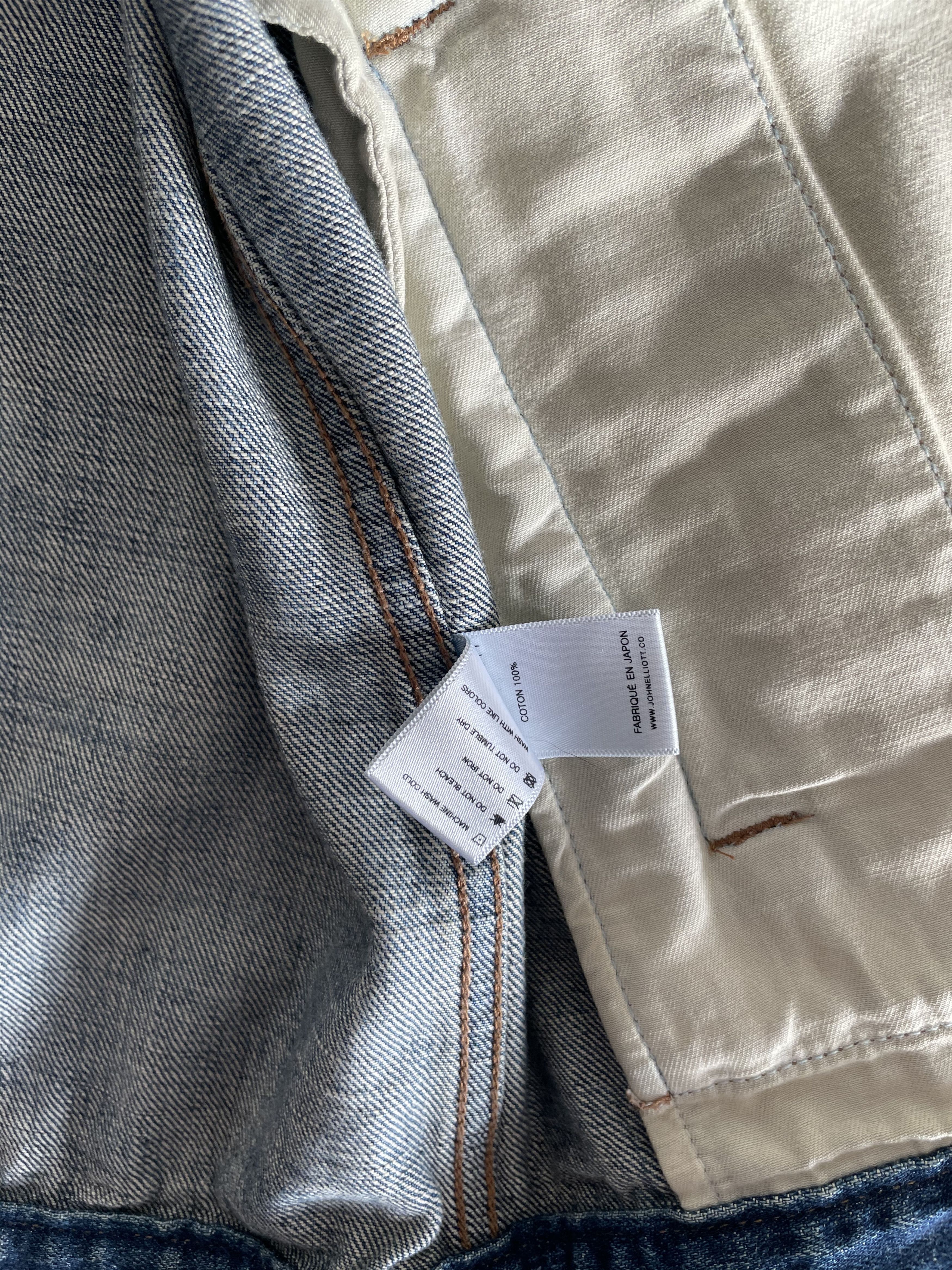 John Elliott Selvage Mr Porter Exclusive First Denim Thumper Jacket Size US M / EU 48-50 / 2 - 9 Thumbnail
