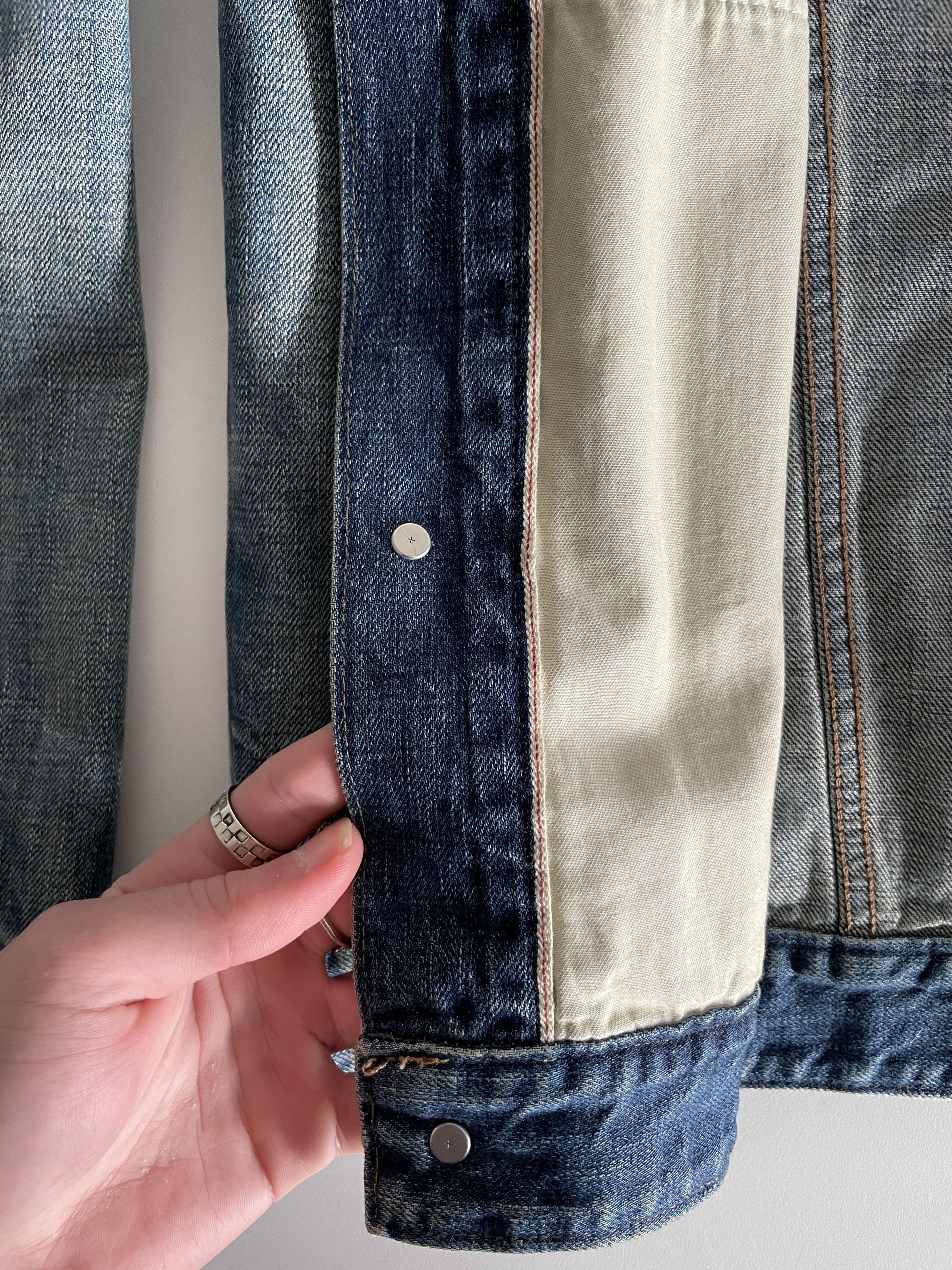 John Elliott Selvage Mr Porter Exclusive First Denim Thumper Jacket Size US M / EU 48-50 / 2 - 7 Thumbnail