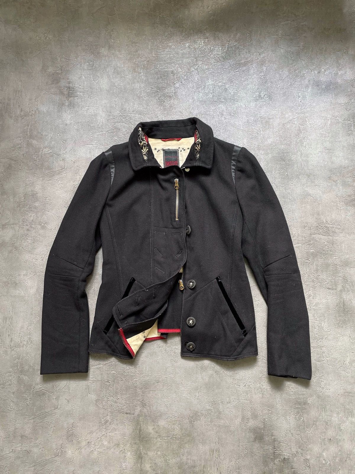 Marithe + Francois Girbaud × Vintage Vintage Marithe Francois Girbaud jacket with magnets Size S / US 4 / IT 40 - 1 Thumbnail