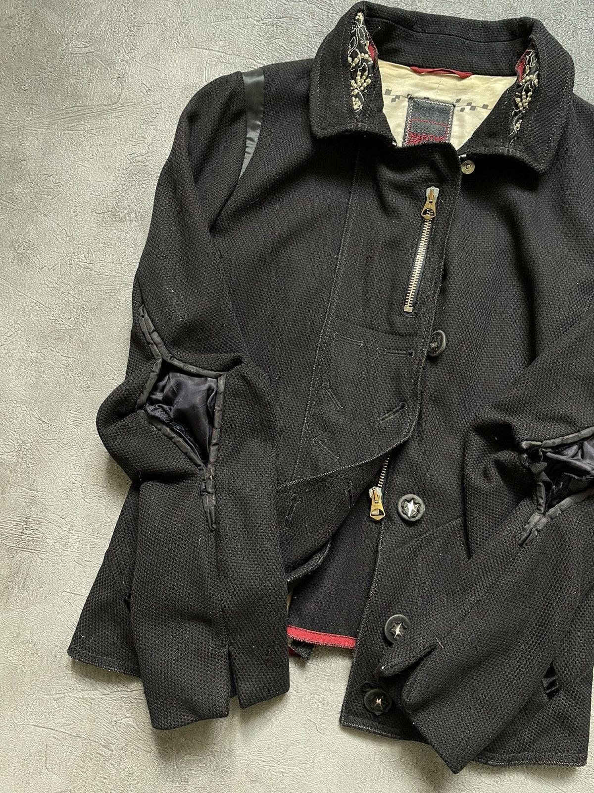 Marithe + Francois Girbaud × Vintage Vintage Marithe Francois Girbaud jacket with magnets Size S / US 4 / IT 40 - 4 Thumbnail