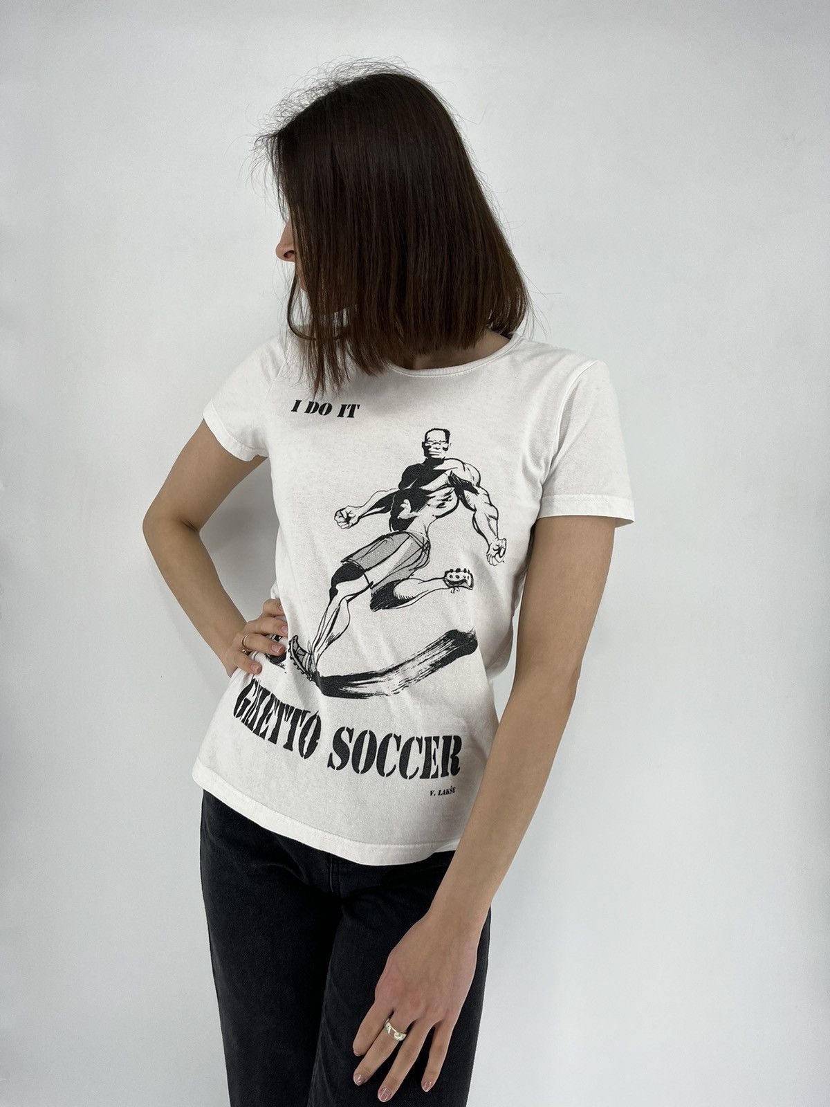 Vintage Vintage 90s " i do it ghetto football " Streetwear style Size M / US 6-8 / IT 42-44 - 4 Thumbnail
