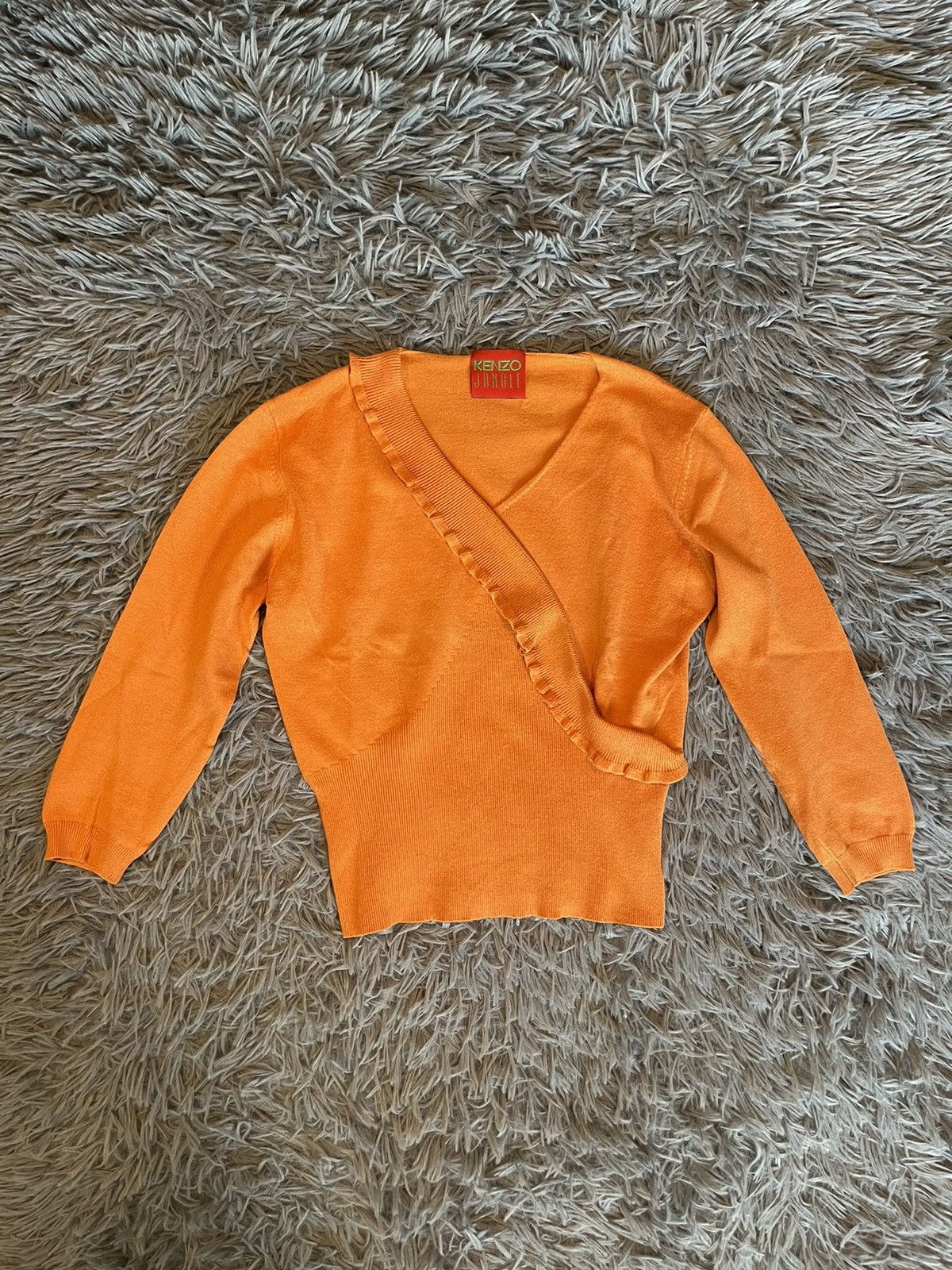 Kenzo × Vintage Kenzo Jungle 90s vintage wool sweater Size S / US 4 / IT 40 - 1 Thumbnail