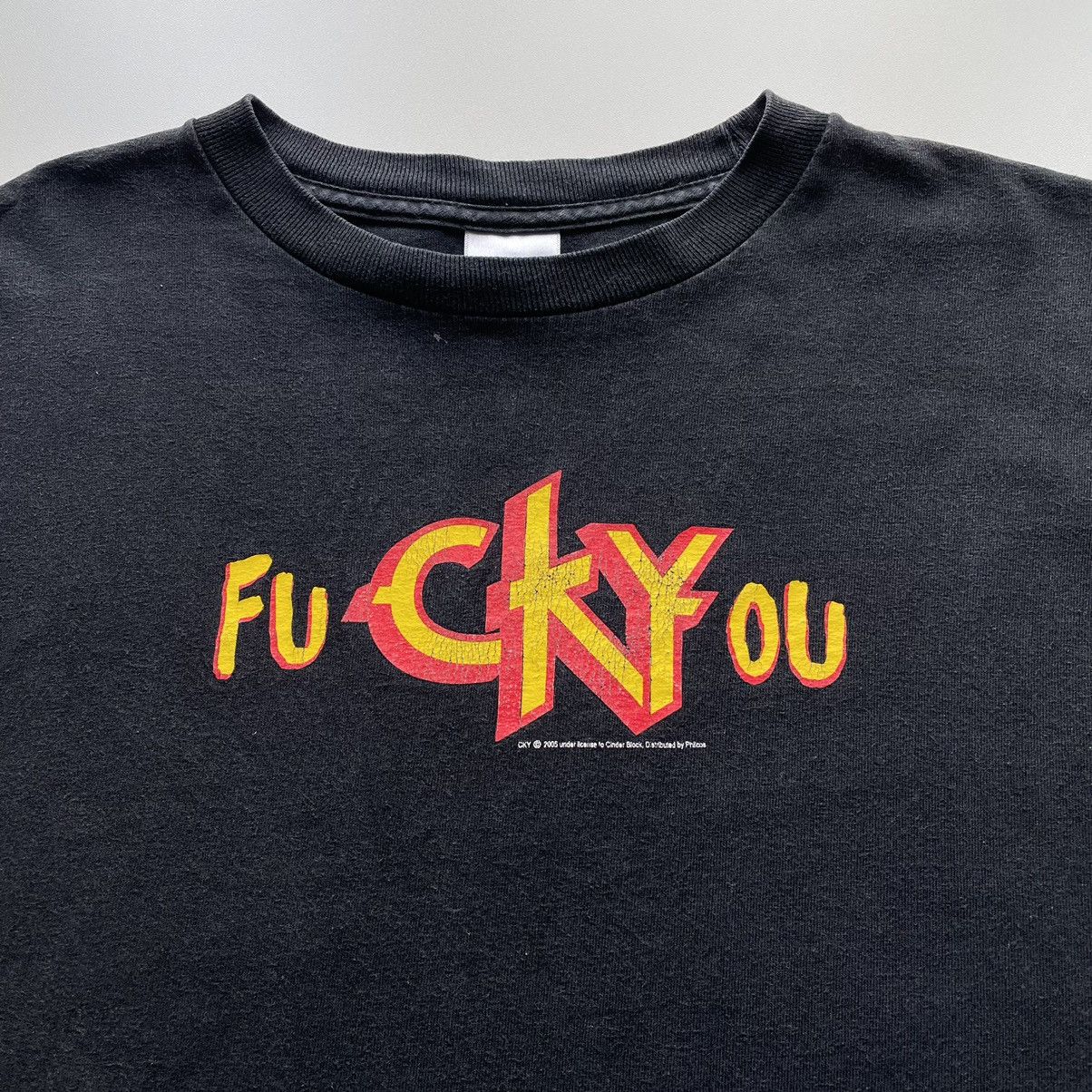 Band Tees Vintage 2005 CKY Fuck You Graphic Band T Shirt Medium Rare Size US M / EU 48-50 / 2 - 2 Thumbnail