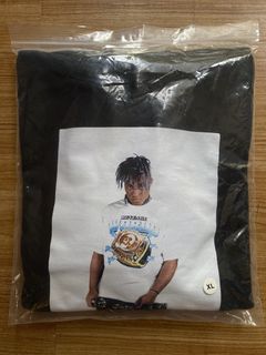 Juice Wrld X Revenge Photo Hoodie Blue Men's - SS20 - US