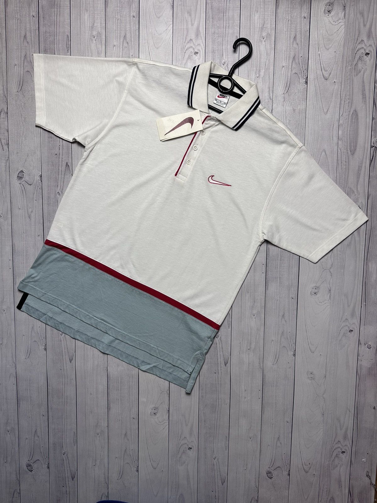 Vintage Nike polo tee logo size XL USA