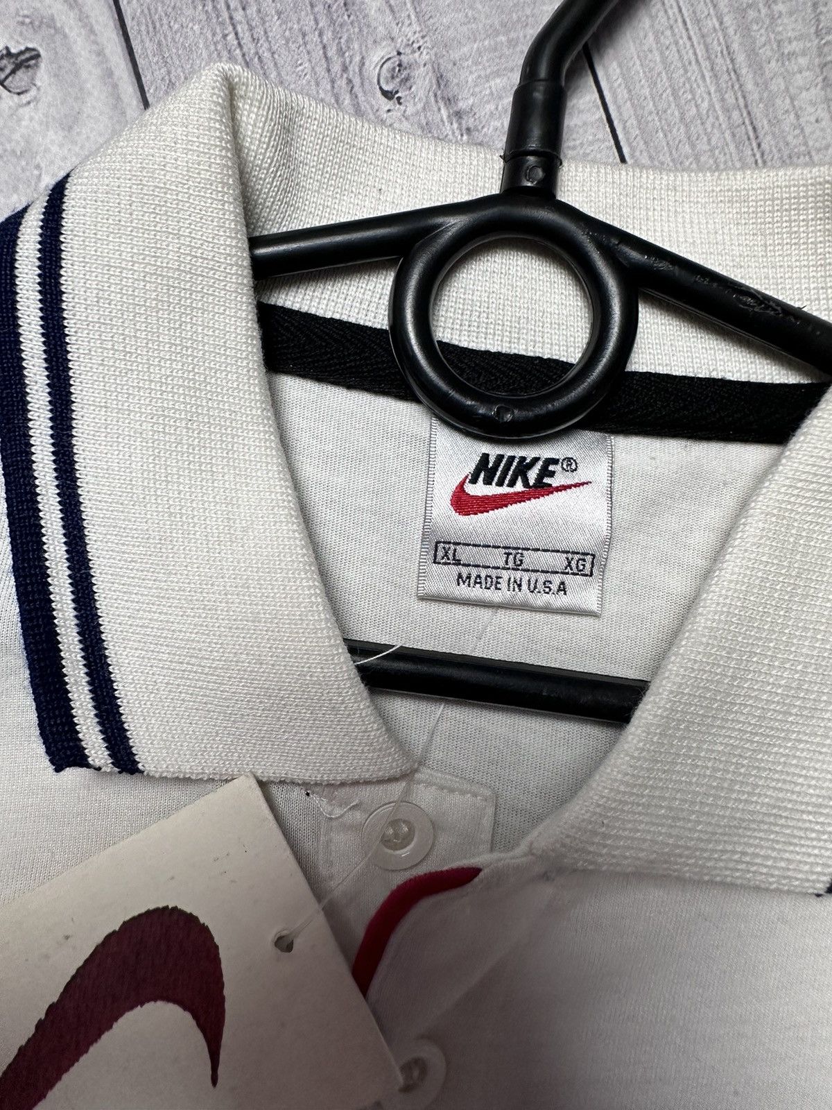 Nike × Vintage Vintage Nike polo tee logo size XL USA Size US XL / EU 56 / 4 - 4 Thumbnail