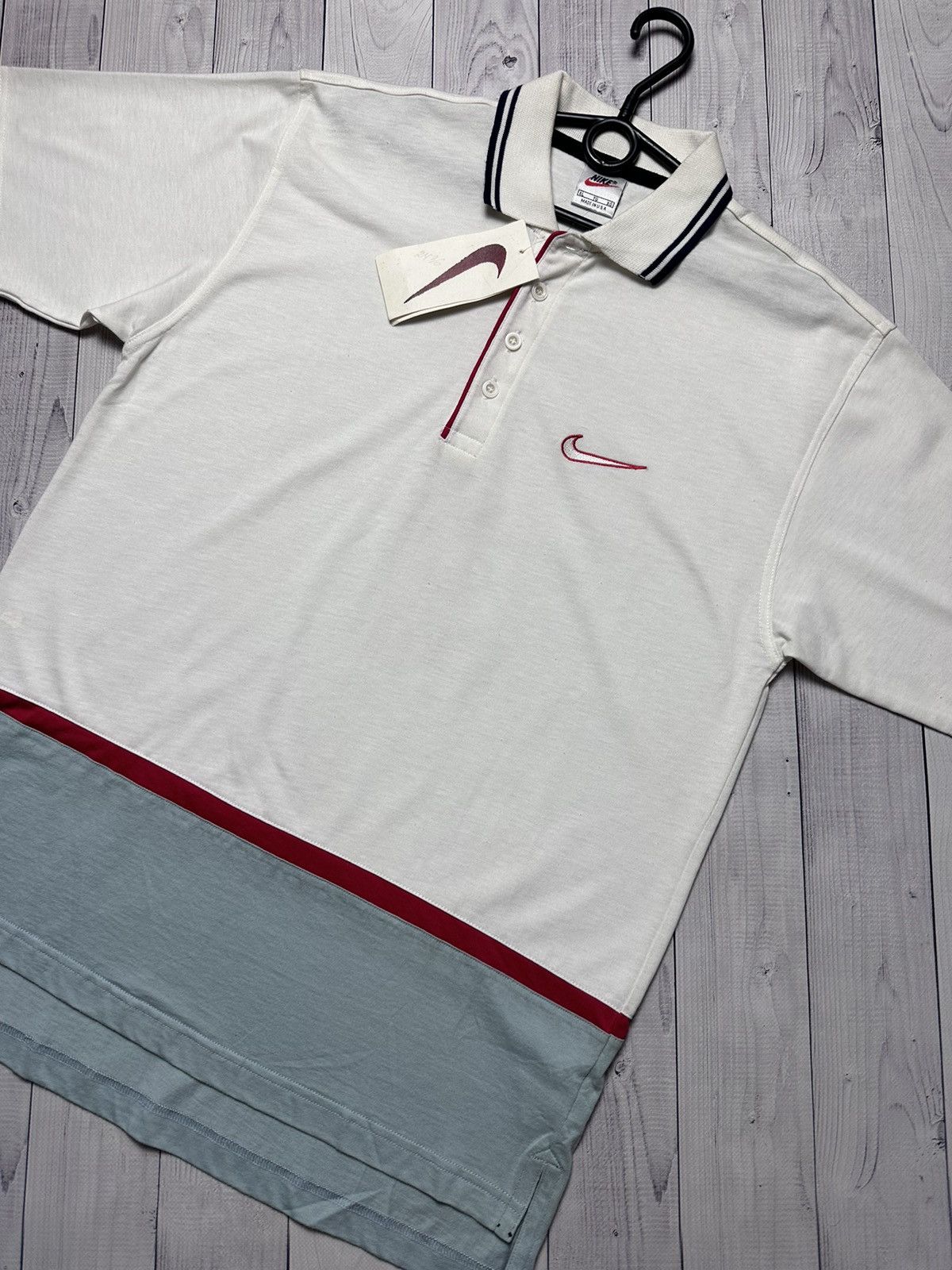 Nike × Vintage Vintage Nike polo tee logo size XL USA Size US XL / EU 56 / 4 - 2 Thumbnail