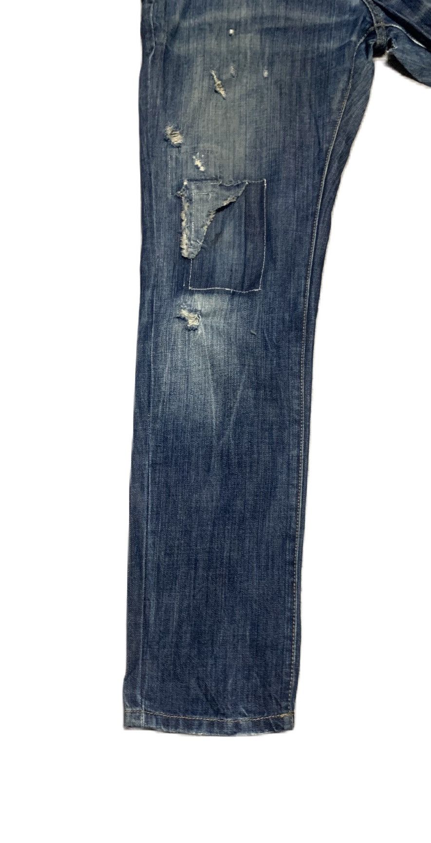 Dsquared2 Vintage Dsquared 2 Made In Italy Faded Blue Jeans Size US 34 / EU 50 - 2 Thumbnail