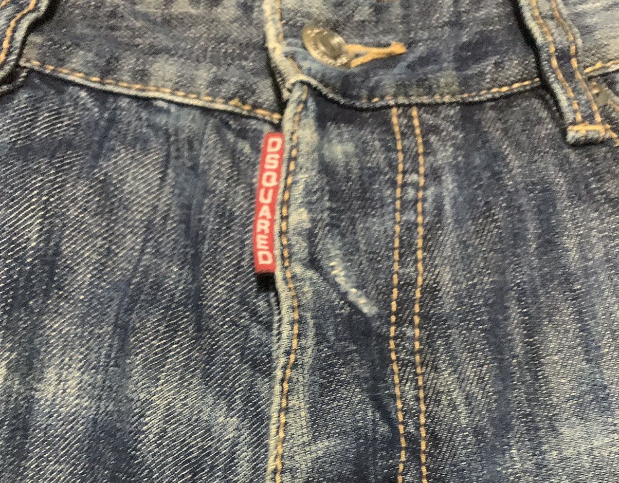 Dsquared2 Vintage Dsquared 2 Made In Italy Faded Blue Jeans Size US 34 / EU 50 - 9 Thumbnail