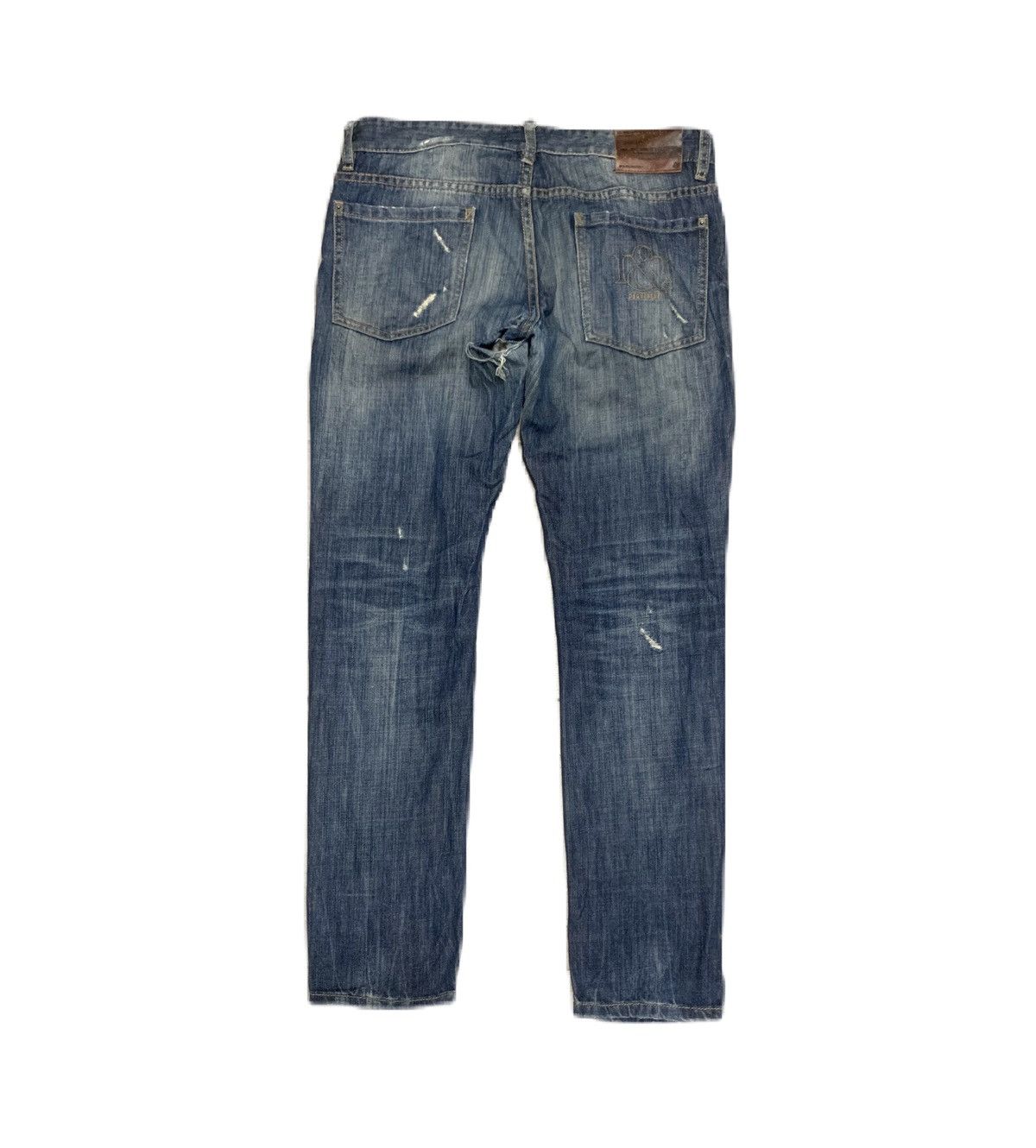 Dsquared2 Vintage Dsquared 2 Made In Italy Faded Blue Jeans Size US 34 / EU 50 - 6 Thumbnail