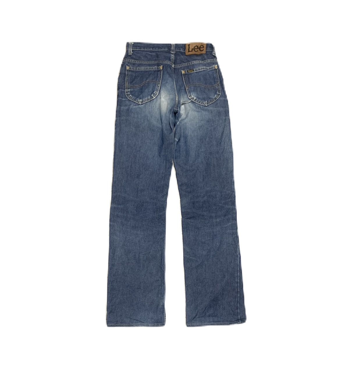 Lee Vintage 90s Lee Rider Blue Flare Bootcut Jeans Size US 27 - 3 Thumbnail
