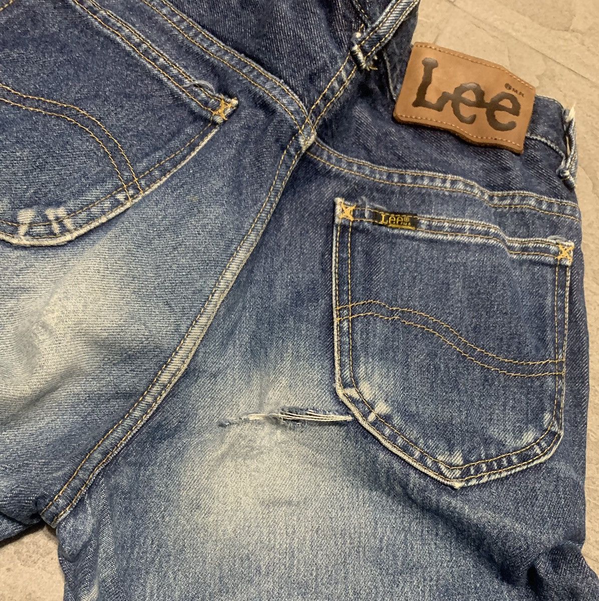Lee Vintage 90s Lee Rider Blue Flare Bootcut Jeans Size US 27 - 4 Thumbnail