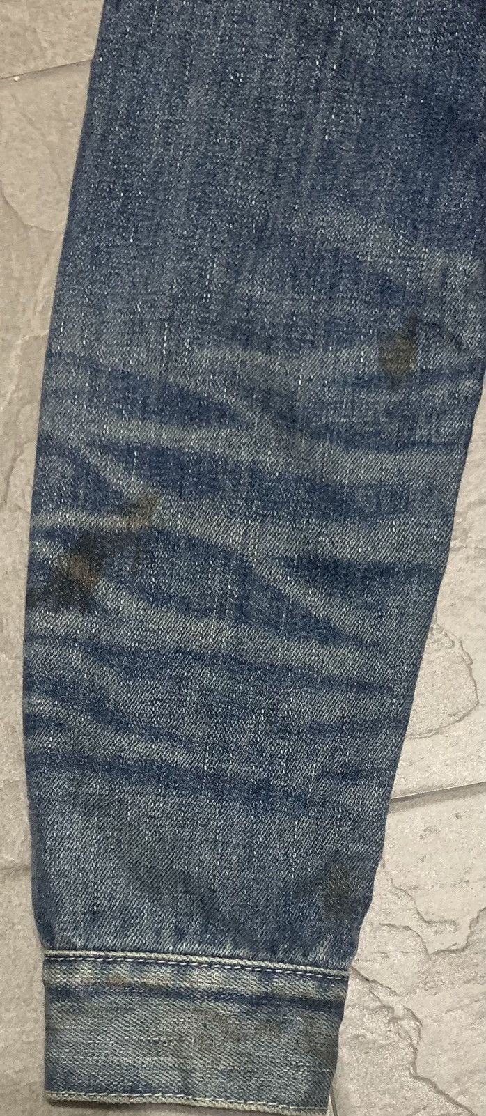 Japanese Brand Vanquish Faded Style Blue Denim Jacket Size US M / EU 48-50 / 2 - 6 Thumbnail