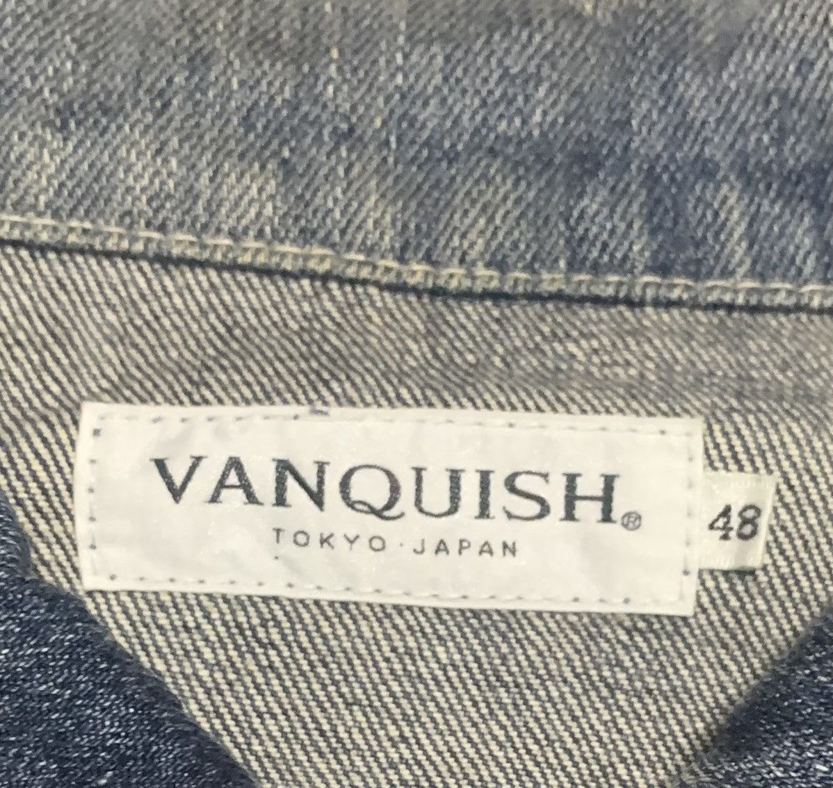 Japanese Brand Vanquish Faded Style Blue Denim Jacket Size US M / EU 48-50 / 2 - 9 Thumbnail