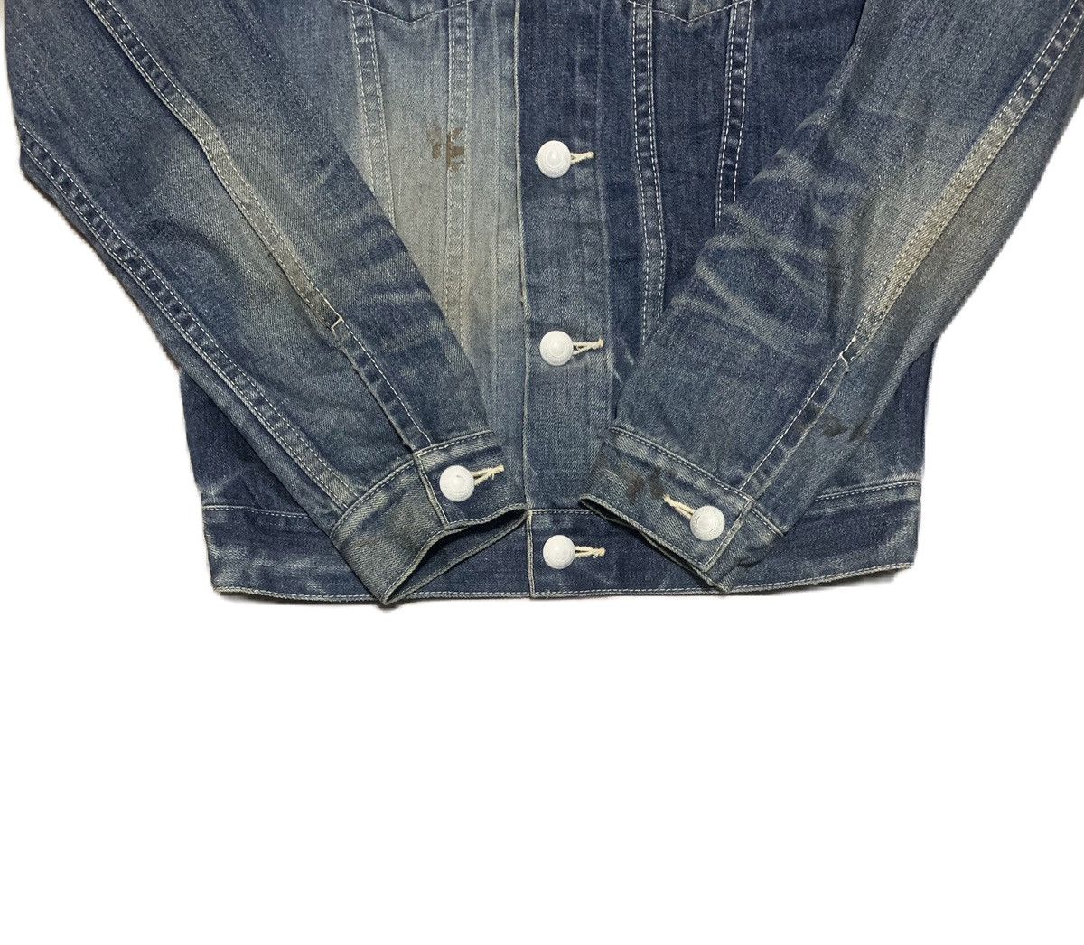 Japanese Brand Vanquish Faded Style Blue Denim Jacket Size US M / EU 48-50 / 2 - 2 Thumbnail