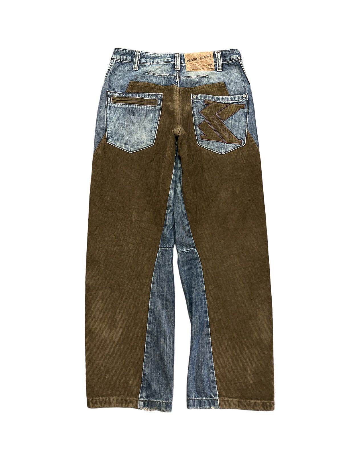 Japanese Brand KARL KANI DISTRESSED DENIM TWIST PANT Size US 30 / EU 46 - 6 Thumbnail