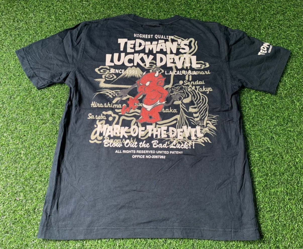 Japanese Brand Tedman’s Lucky of Devil by Ted Company Tee Size US M / EU 48-50 / 2 - 1 Thumbnail