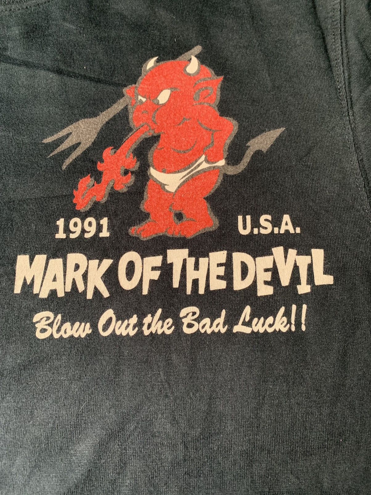 Japanese Brand Tedman’s Lucky of Devil by Ted Company Tee Size US M / EU 48-50 / 2 - 3 Thumbnail