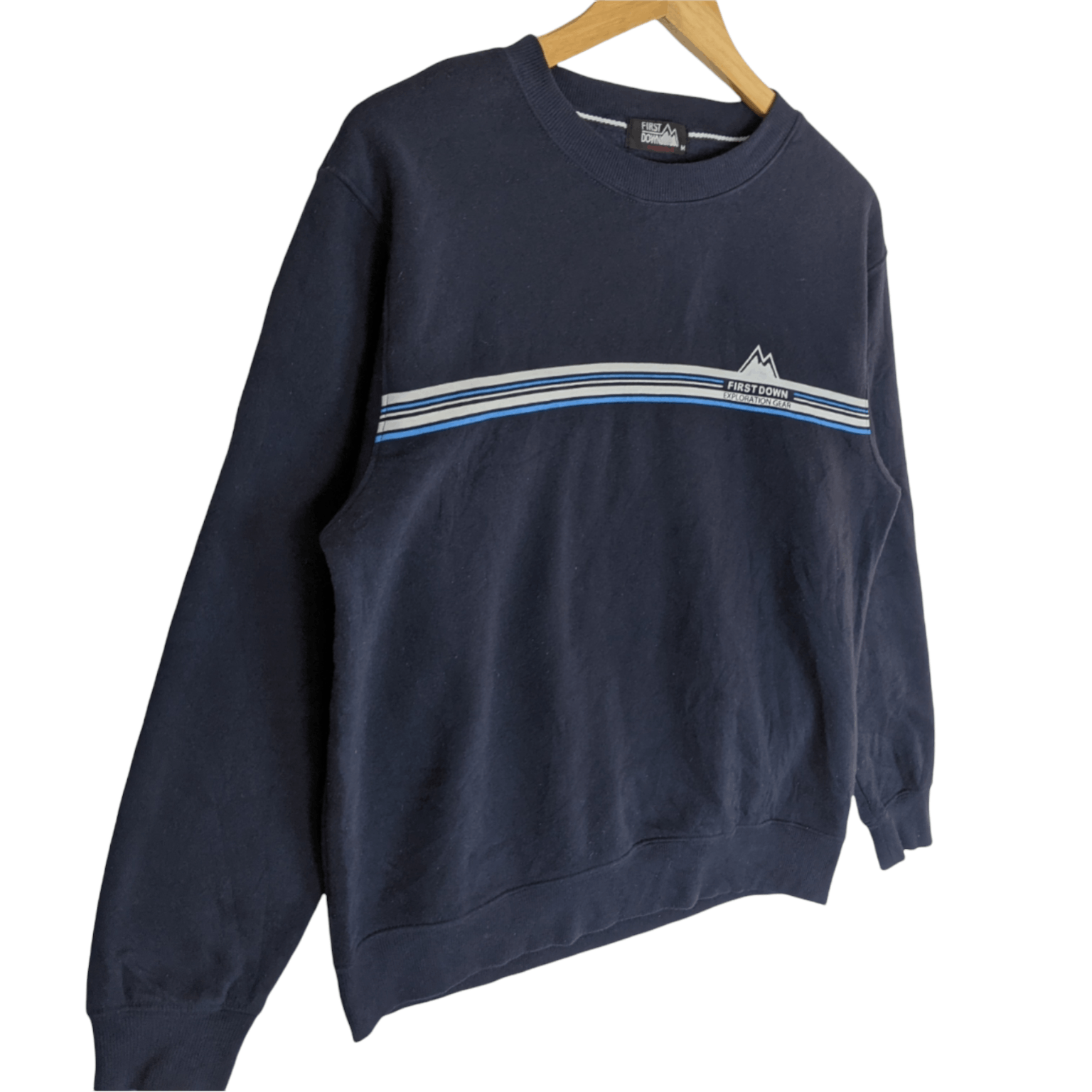 Japanese Brand FIRST DOWN Skateboard Streetwear Jumper Sweatshirt Size US M / EU 48-50 / 2 - 3 Thumbnail