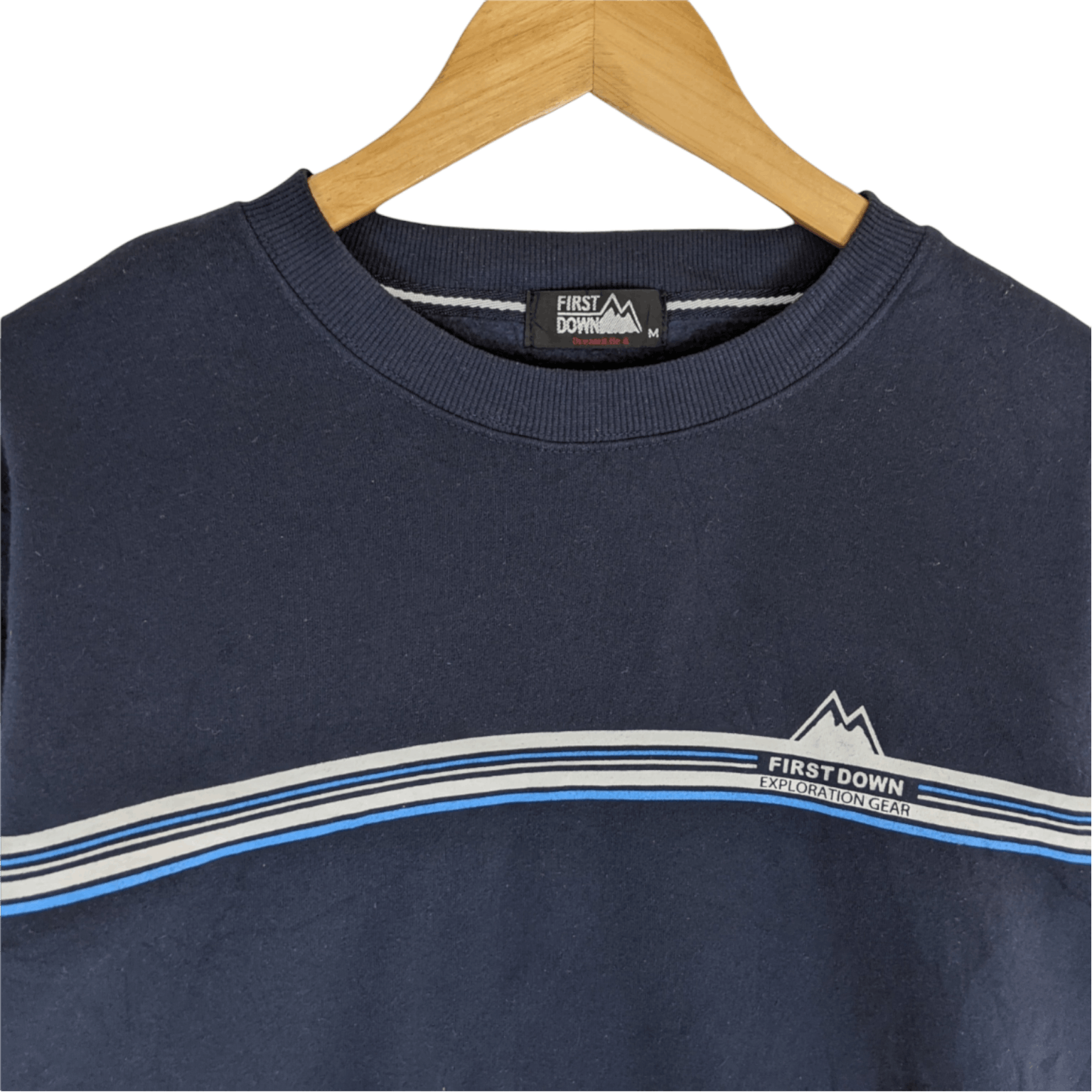 Japanese Brand FIRST DOWN Skateboard Streetwear Jumper Sweatshirt Size US M / EU 48-50 / 2 - 4 Thumbnail