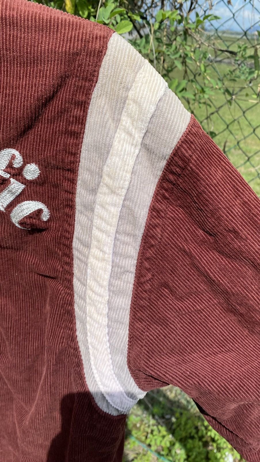 Ocean Pacific × Vintage Ocean Pacific Sunwear Corduroy Varsity Jacket Very Rare Size US M / EU 48-50 / 2 - 6 Thumbnail