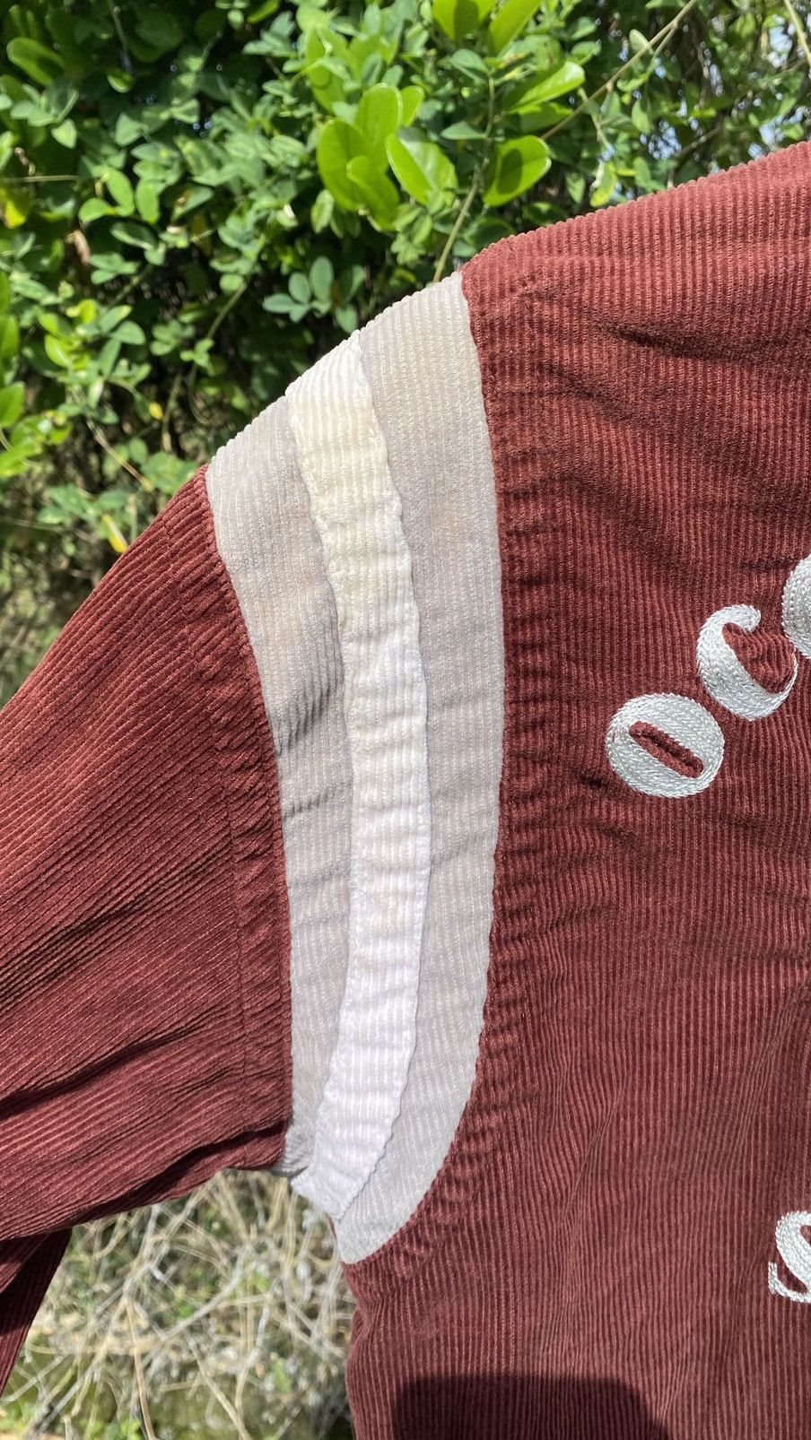 Ocean Pacific × Vintage Ocean Pacific Sunwear Corduroy Varsity Jacket Very Rare Size US M / EU 48-50 / 2 - 7 Thumbnail