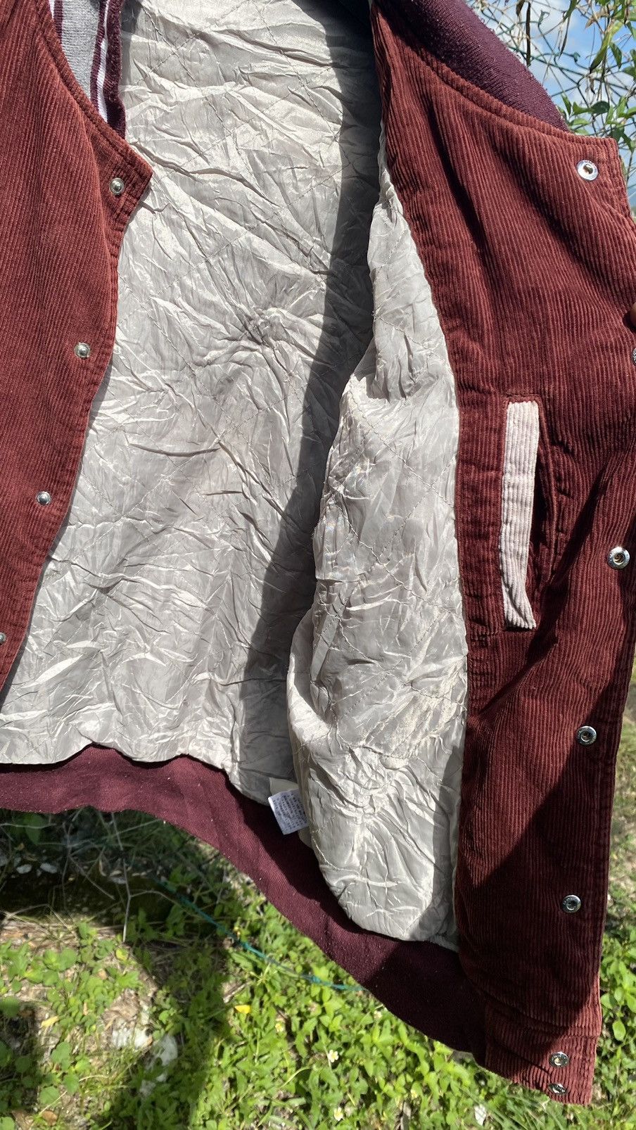 Ocean Pacific × Vintage Ocean Pacific Sunwear Corduroy Varsity Jacket Very Rare Size US M / EU 48-50 / 2 - 5 Thumbnail