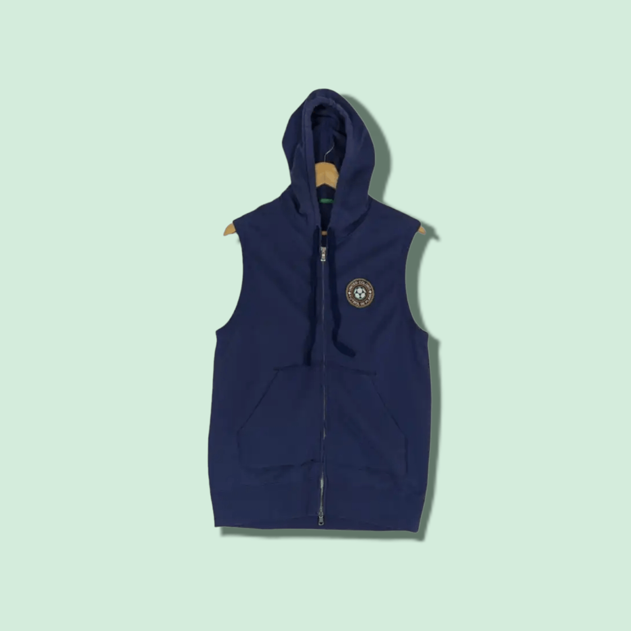 United Colors Of Benetton UNITED COLORS OF BENETTON Vest Jacket With Hoodie Size US S / EU 44-46 / 1 - 1 Thumbnail