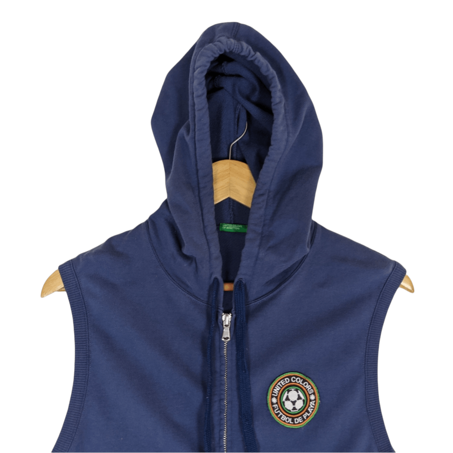 United Colors Of Benetton UNITED COLORS OF BENETTON Vest Jacket With Hoodie Size US S / EU 44-46 / 1 - 4 Thumbnail