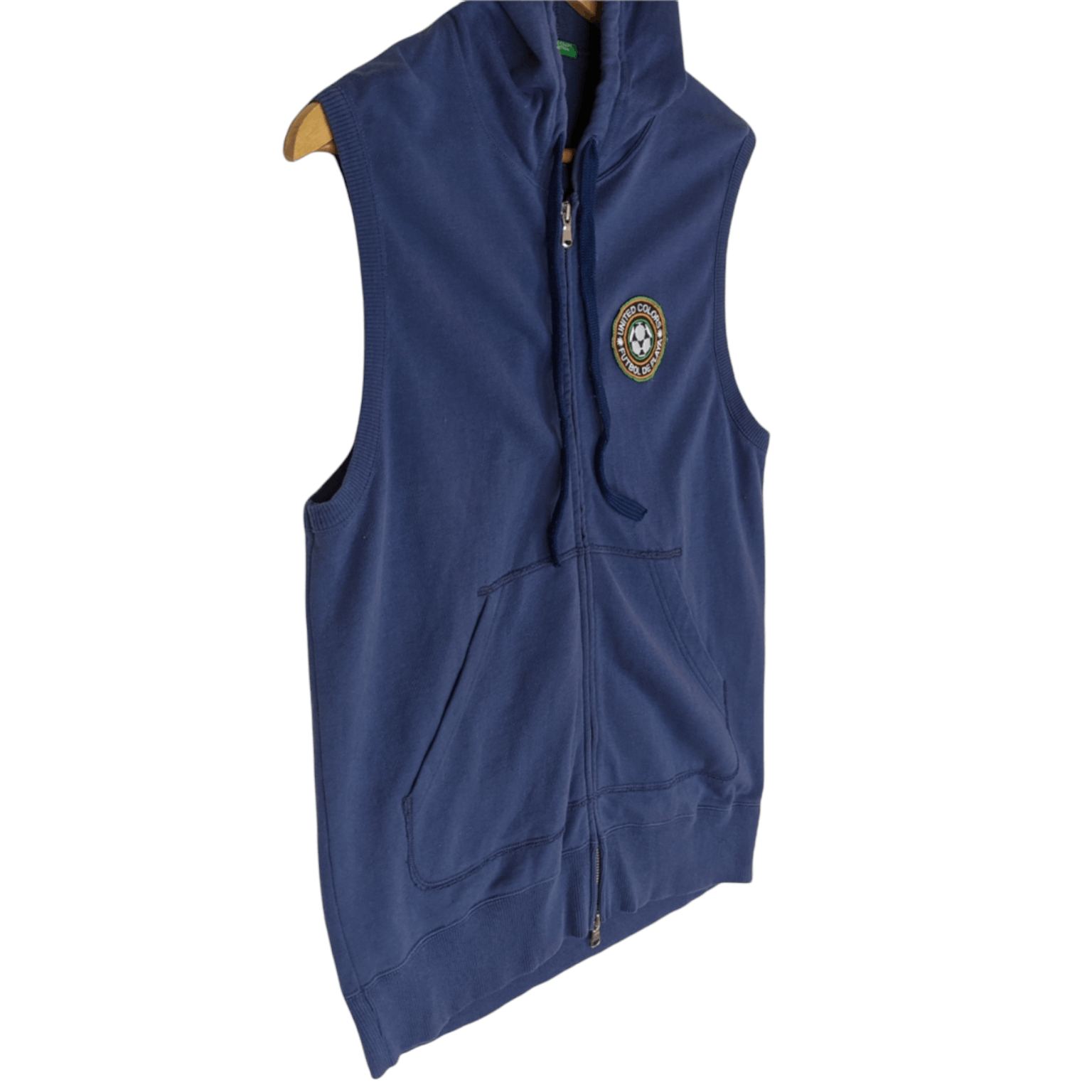 United Colors Of Benetton UNITED COLORS OF BENETTON Vest Jacket With Hoodie Size US S / EU 44-46 / 1 - 3 Thumbnail