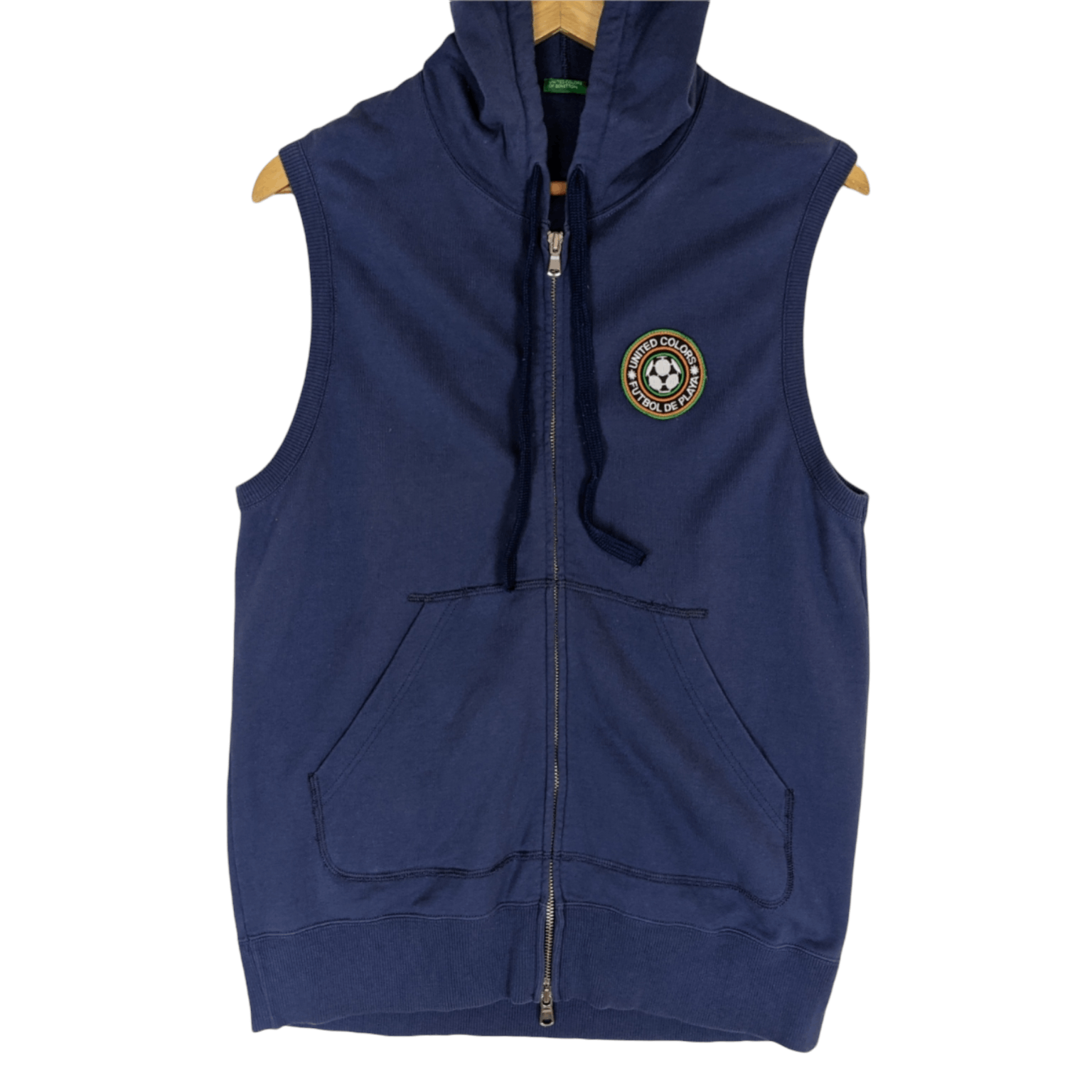United Colors Of Benetton UNITED COLORS OF BENETTON Vest Jacket With Hoodie Size US S / EU 44-46 / 1 - 2 Thumbnail