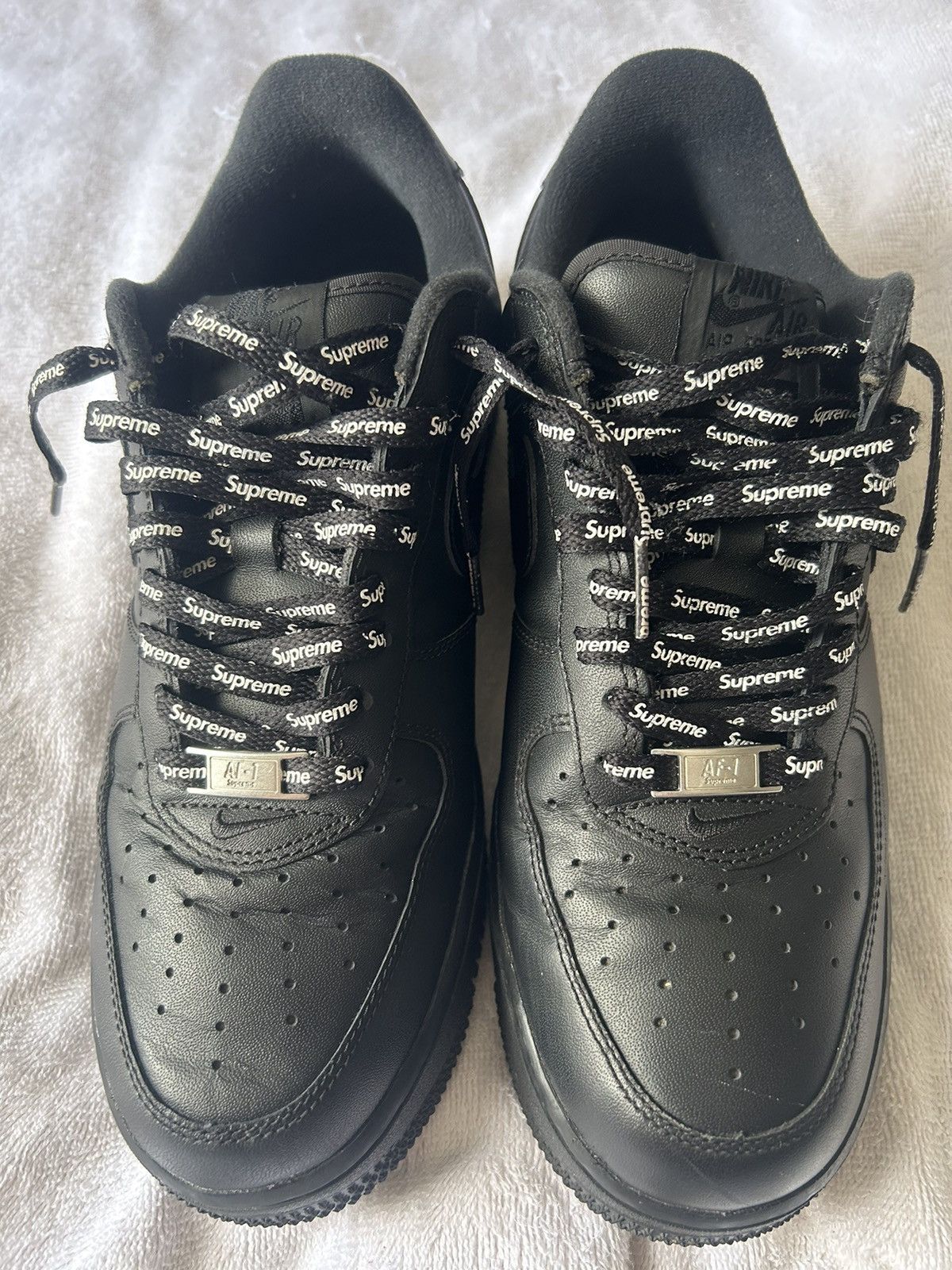 Nike × Supreme Supreme Nike af1 low black Size US 8.5 / EU 41-42 - 3 Thumbnail
