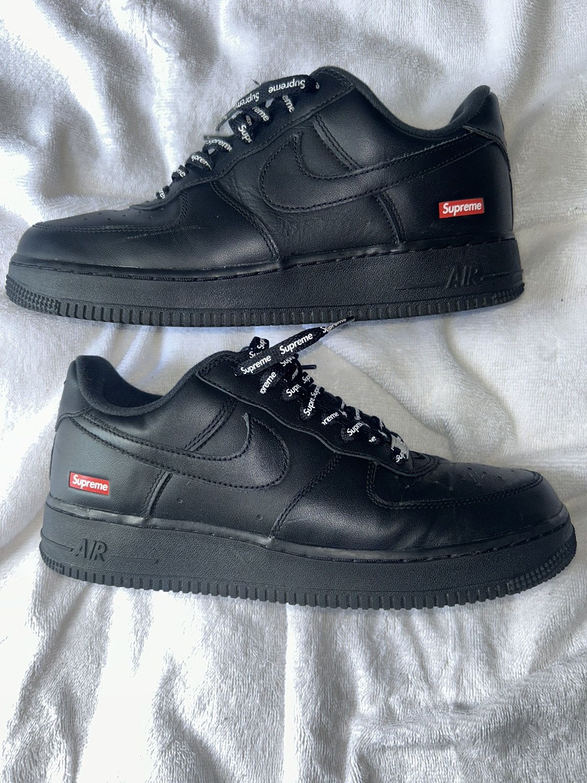 Nike × Supreme Supreme Nike af1 low black Size US 8.5 / EU 41-42 - 1 Thumbnail