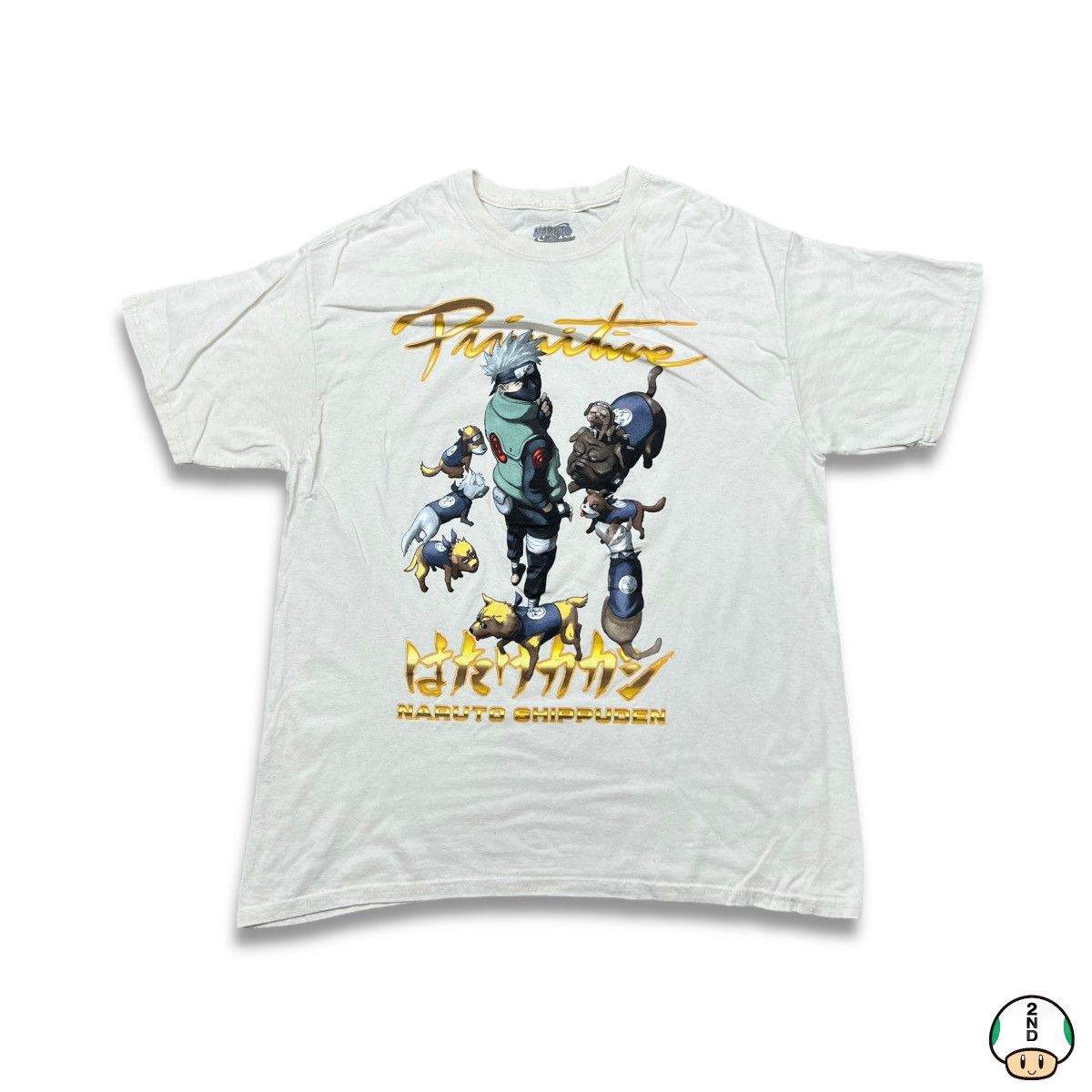 Anime Vintage Primitive Naruto Shippuden Kakashi Anime Tee Size US L / EU 52-54 / 3 - 1 Thumbnail